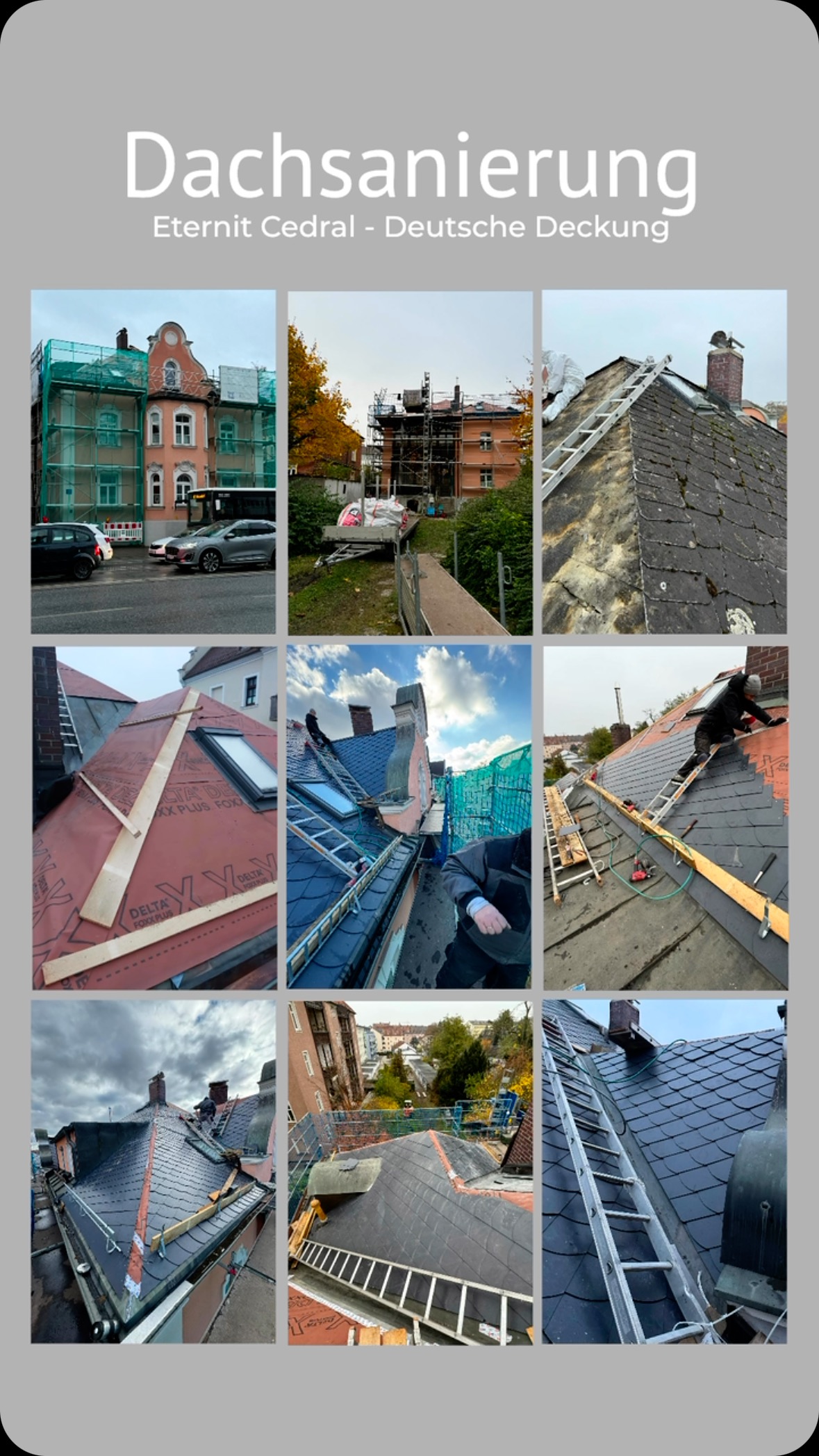 Abbau und Entsorgung der asbesthaltigen Dacheindeckung nach TRGS 519 und neue Deckung mit Eternit Cedral Dachplatten erstellt inkl. Gerüstbauarbeiten mit unserem Personenaufzug
#dachsanierung #Eternit #trgs519 #geda #Gerüstbau #altbausanierung #altbau