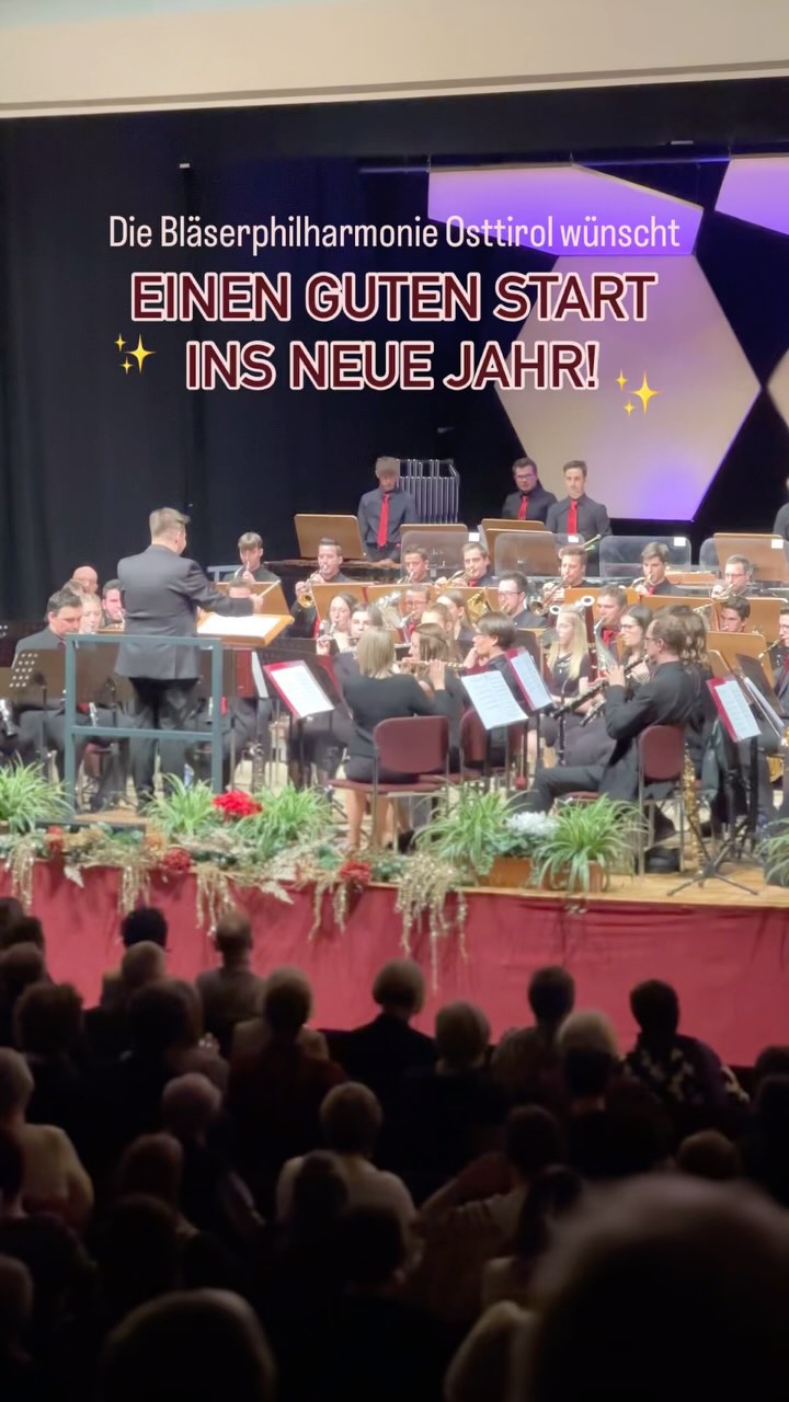 #throwback Mit einem Ausschnitt von unserem letztjährigen Neujahrskonzert im Lienzer Stadtsaal wünschen wir ein schwungvolles neues Jahr 2025! ✨
Save the Date: 15. März 2025 🤫
Titel: ‚Illumination‘ von David Maslanka
#illumination #maslanka #bläserphilharmonie #bpho #osttirol #tirol #lienz #neujahr