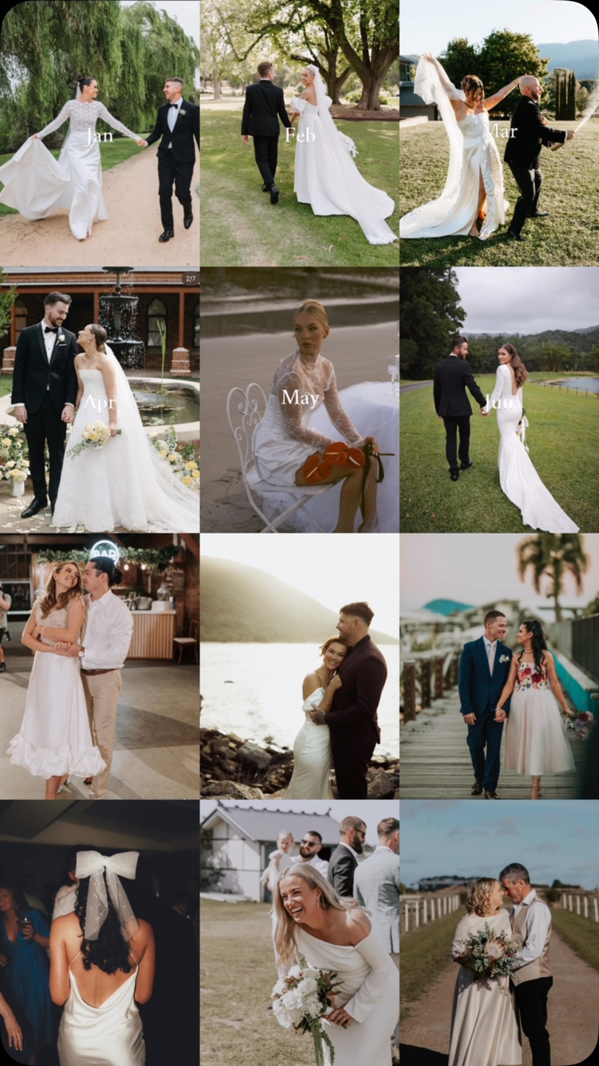 What a year! 2024
The busiest yet for custom made 🤍 (somewhere around the 30’s)
Can’t thank all my amazing and beautiful clients enough for their support!!