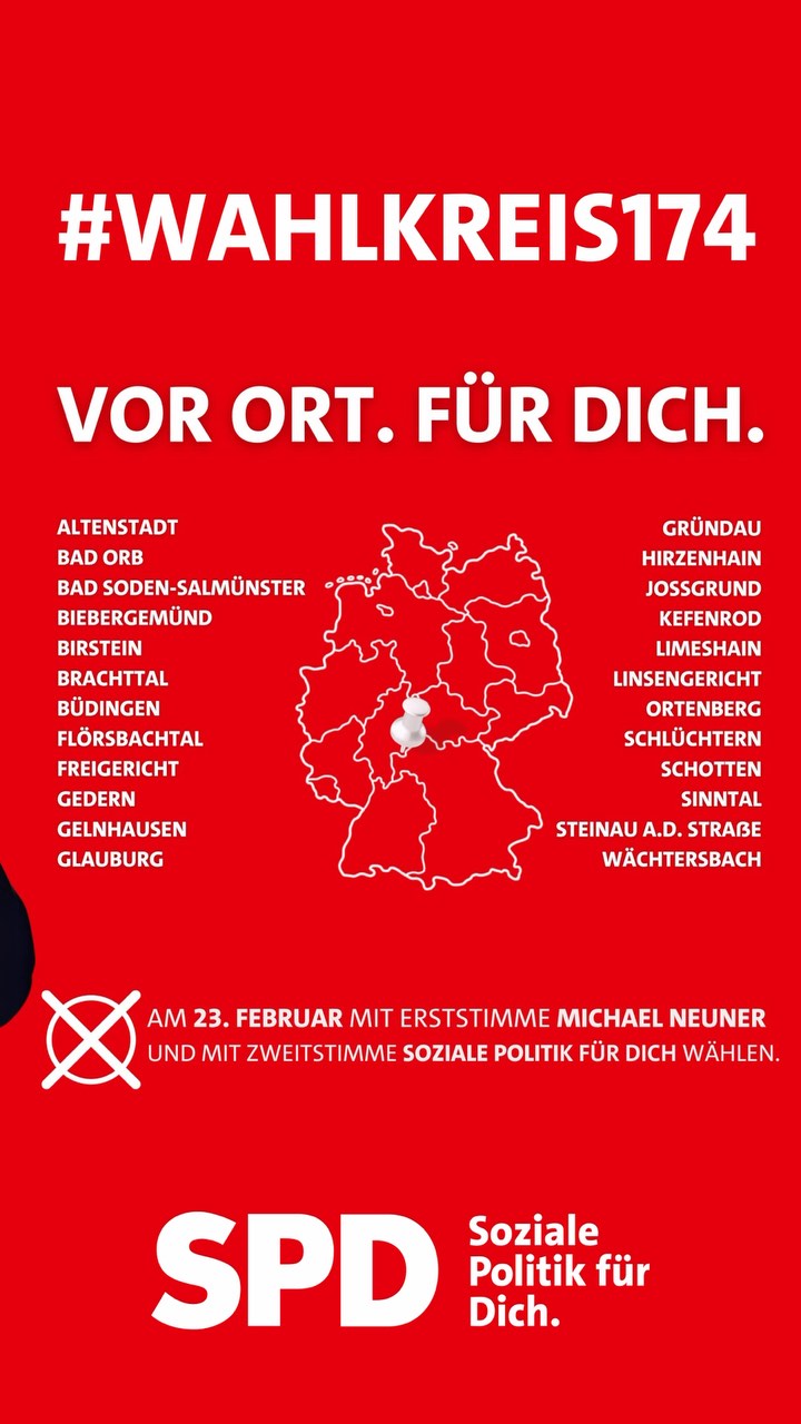 Es geht um unsere Region und unser Land. Hier bin ich aufgewachsen, hier bin ich zu Hause. Ich kämpfe für ein Land, in dem jeder die Chance hat sich zu entfalten. Für einen starken Wirtschaftsstandort. Für ein soziales und emphatisches Miteinander.
#TeamKlareKante #bundestagswahl #spd #TeamNeuner