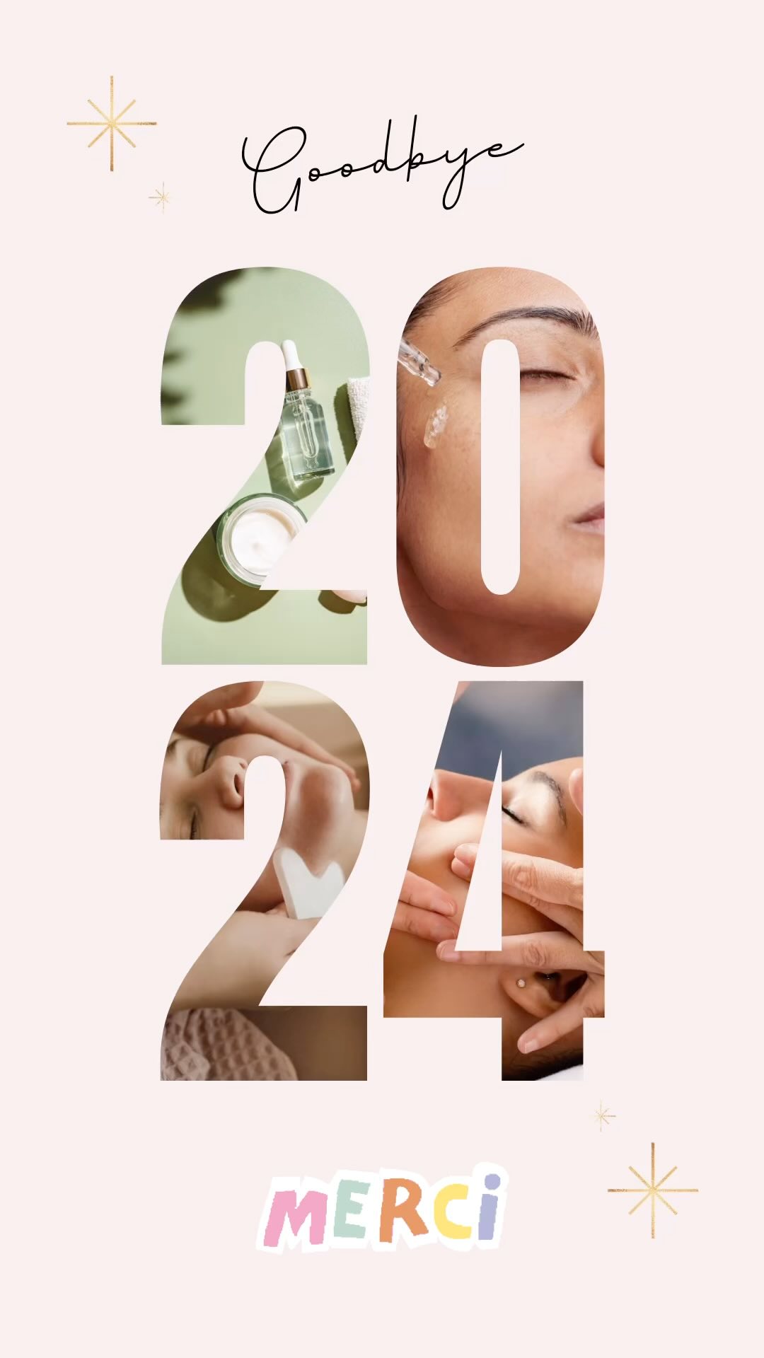 ✨ Au revoir 2 0 2 4 , bienvenue 2 0 2 5 ! ✨
2024 a été une année remplie de beauté, de détente et de moments précieux au BodyLab @hyphenstudiovalence.
Chaque soin que j’ai réalisé a été une opportunité de partager bien-être et sérénité avec vous.
Merci pour votre confiance et vos sourires qui illuminent mon quotidien 🥰✨
Je suis impatiente de continuer à prendre soin de vous en 2025 et de vous accompagner vers toujours plus d’éclat et de douceur. 🌸
🌟 Que cette nouvelle année soit synonyme de bonheur, de bien-être et de belles énergies pour vous tous. 🌟
À très vite pour de nouveaux moments de détente !