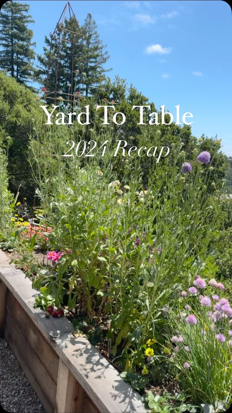 As we close out 2024 we are filled with gratitude. Gratitude for all of our clients, followers, supporters, collaborators, our community, everyone who shares our vision.
At Yard To Table we believe that the path to a healthier body, mind, community, and earth can be achieved through growing your own food. We are grounded in the principles of organic farming & regenerative agriculture focusing on caring for ourselves, the Earth, and the creatures who call her home.
2024 has had some challenges, but it has been a year of growth, learning, and community. We can only hope that 2025 continues on this trajectory.
Thank you all for being there for us & for supporting our work. Cheers!