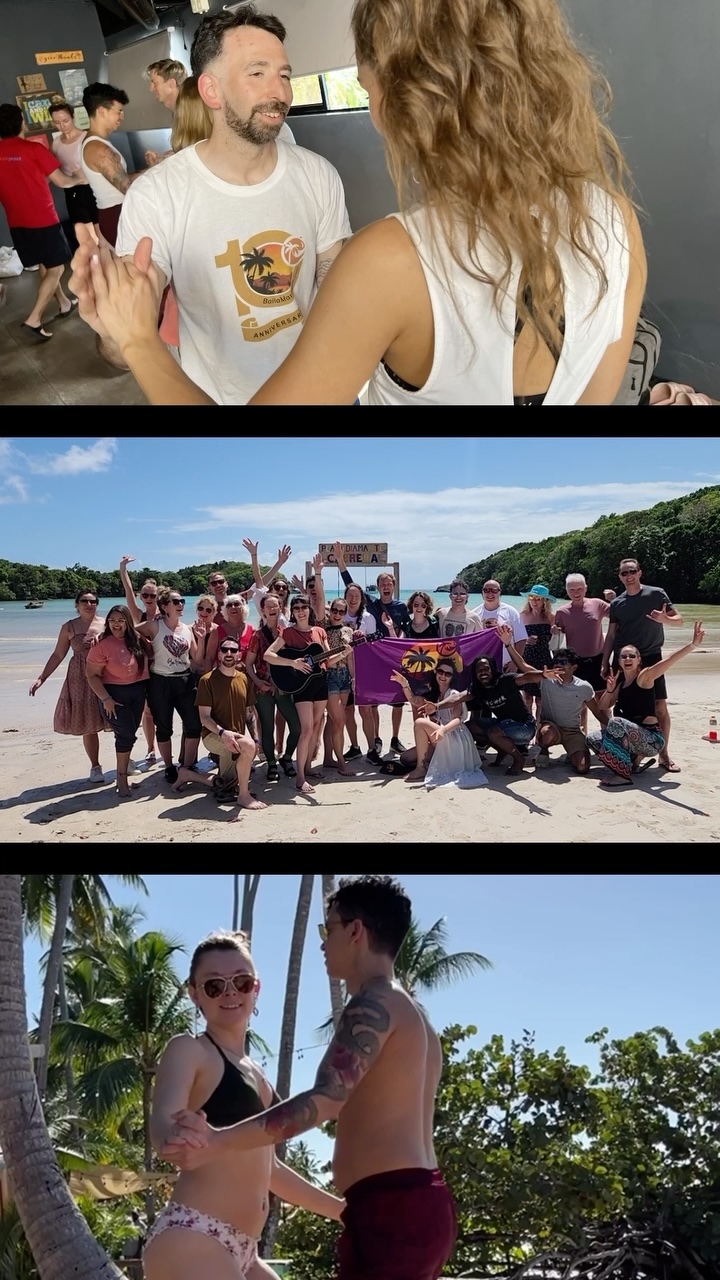 🌟 2 weeks Bachata holidays in the Dominican Republic with full immersion in authentic culture, music and dance.
Improve your bachata learning from the best local and international instructors! And at the same time explore the beauty of the Dominican Republic.
22 February - 8 March 2025
Group leaders: Maria BailaMar and Edwin Ferreras
🎉 We’ve just opened sales for our second Luxury Villa (VIP Package)! Don’t miss your room in Paradise! 🥳
BailaMar #34 – February 2025 Highlights:
🇩🇴 4 incredible cities: Las Terrenas, Cabarete (Puerto Plata), Bonao, and Santo Domingo
💃🕺 Nearly 30 hours of dance classes and workshops, including cultural presentations with tastings and musicality sessions
🎉 Dance parties every night in local clubs, with live concerts on select nights
🌴 Paradise beaches along the stunning Atlantic Coast
🎸 Musicality workshop with the talented kids from the Bachata Academy in Cabarete
🪁 Witness the finale of Carnaval Dominicano
🏞️ Explore the natural beauty of rivers, waterfalls, caves, and breathtaking mountain views
⛪ Stroll through history in the Colonial Zone of Santo Domingo
🐳 Optional excursion: See humpback whales in their natural habitat!
🌟 And so much more to experience! 🌟
Don’t miss your room in paradise! Book now on BailaMar.com !