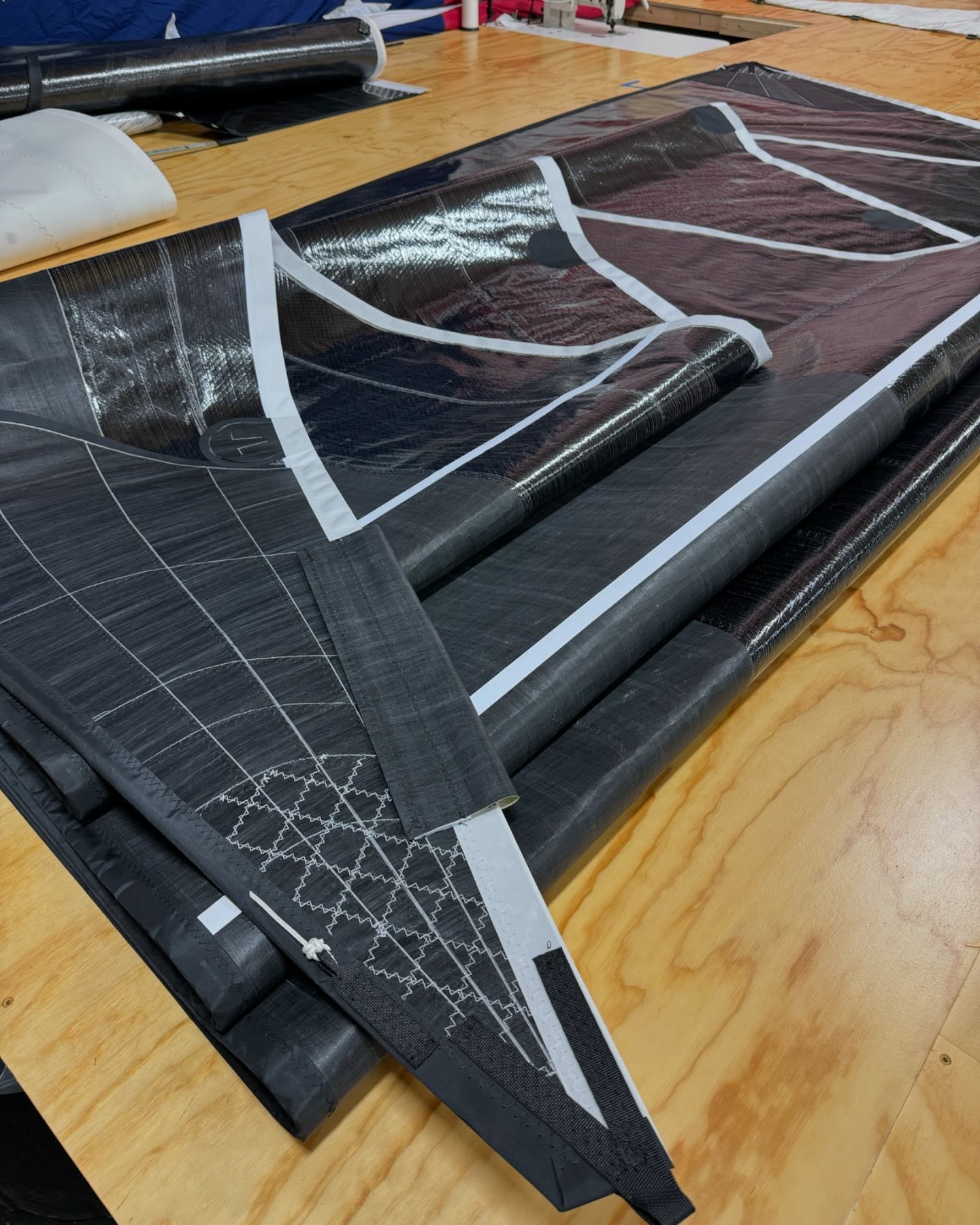 Hobie 33 Turbo superlight #1 jib
Built for dying Wednesday night breeze and short course racing this jib is the boats real upwind power. The code zero luff panels give the sail the flexibility to change gears quickly, while maintaining a strong leech profile and clean slot to the main.
Full roach, phrf max design
Tyraply 4oz leech
Super Series GP 06/09 luff and foot
Adjustable Carbon RBS battens
Reinforced headstay wrap
Clip-on soft hanks
#sailmaker #sailing #sail #sails #saillife #sailinstagram #sailboat #racingsails #yachting #yachtracing #vela