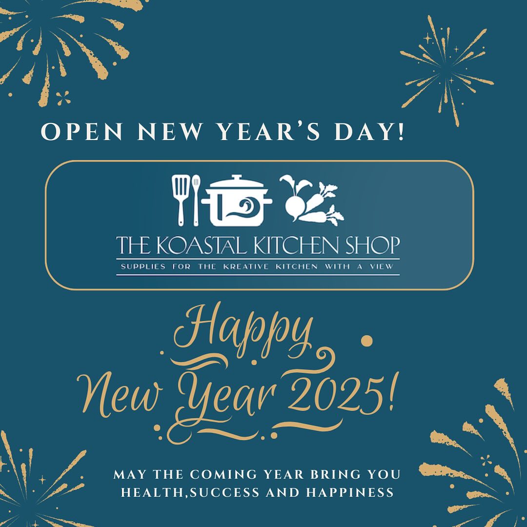 Open noon to 3pm New Year’s Day! #shopmendonoma #gualalaca #searanchcalifornia #shopsmall #shopsmallbusiness #TheKoastalKitchenShop #YourKreativeKitchenShop #KoastalKitchenGualala
