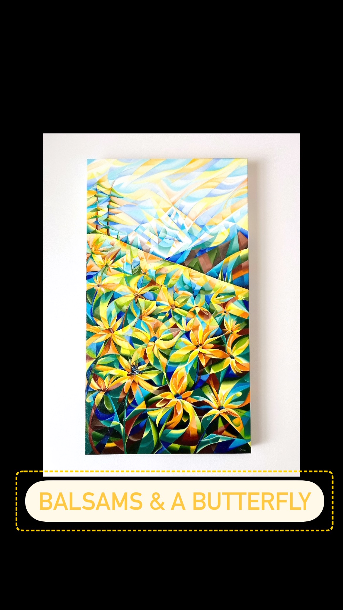 This commission has been delivered and many happy tears were shed 🥲 What a great way to end the year!
Please enjoy the bright pop of colour during these dark winter days.
Balsams and a Butterfly
Original Oil Painting
20x36”
#artcommission #artdelivery #artforeveryone #originalpainting #oilpainting #lastpaintingof2024