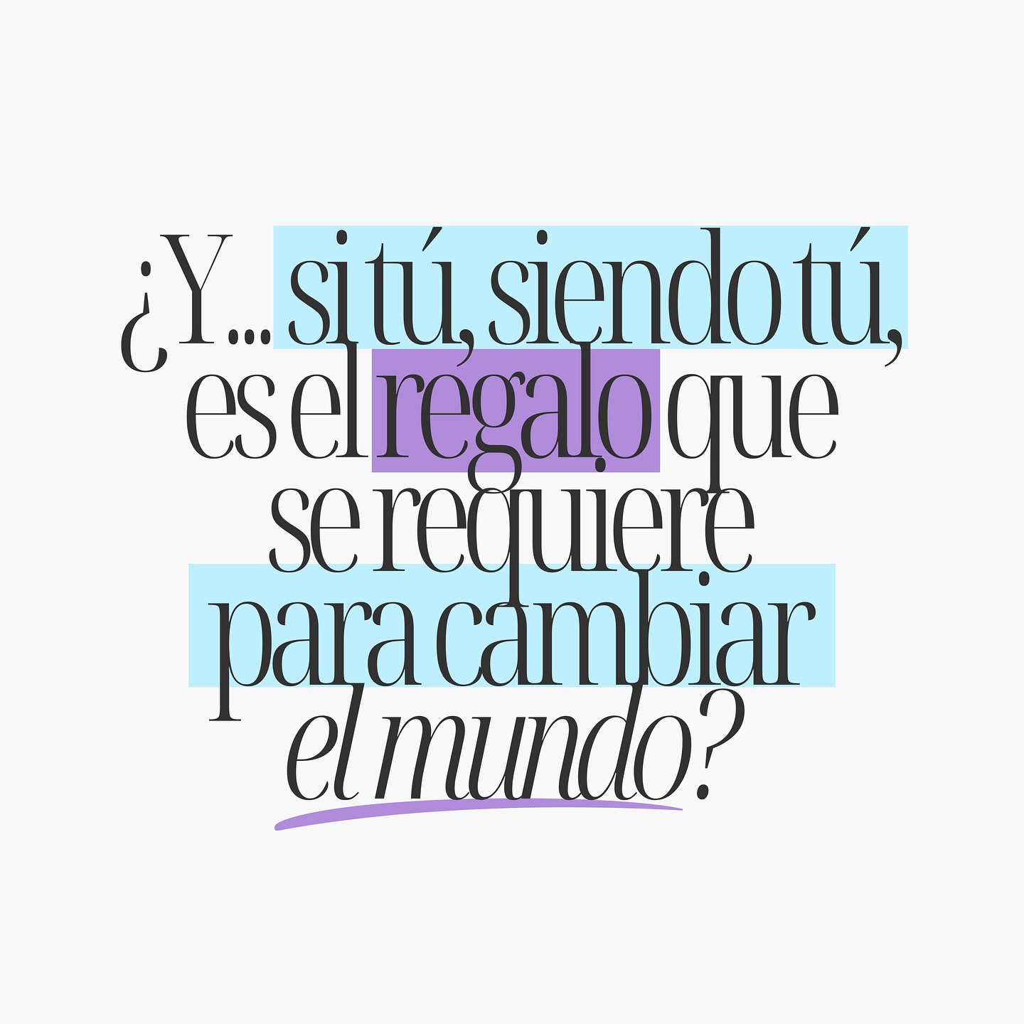¿Y… si tú, siendo tú, eres el regalo que se requiere para cambiar el mundo? 🌍
¿Qué pasaría si dejaras de pensar que necesitas ser diferente para ser valioso/a? Y si, solo siendo tú mismo/a, pudieras cambiar todo lo que te rodea: tu vida, tu entorno, las personas y, ¡por supuesto! El mundo entero! 💫
La magia de tu existencia no está en ser lo que otros esperan de ti, sino en ser la energía que eres, única y poderosa. Y si hoy elegir ser tú mismo/a es la clave para la expansión infinita que estás buscando, ¿qué cambios podrías crear de inmediato? 🪄
La facilidad, el gozo y la gloria no son solo palabras, son el estado de ser al que puedes acceder cuando eliges ser tú mismo/a, sin juicios ni limitaciones. 🌟
¿Qué tomaría ser tu versión más auténtica? 🙌🏻
¿Lo eliges? ☝🏻 ¿Qué más es posible ahora? 🫶🏻
#accessconsciousness #beingyourself #being #cambio #sinlimite #facilidadgozoygloria #sertumismo #posibilidadesinfinitas #generosidad #barrasdeaccess #jugar #choices #elecciones #bienestar #creaturealidad #transformacion @accessconsciousness @dainheer