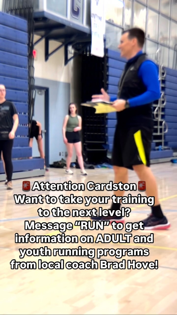 General preparation is now till MARCH 31. Workout at own schedule. General guidelines provided. Outdoor season is April - June. Ages 14+. Direct message the word “RUN” to get a training program sent to you from coach Brad Hove.