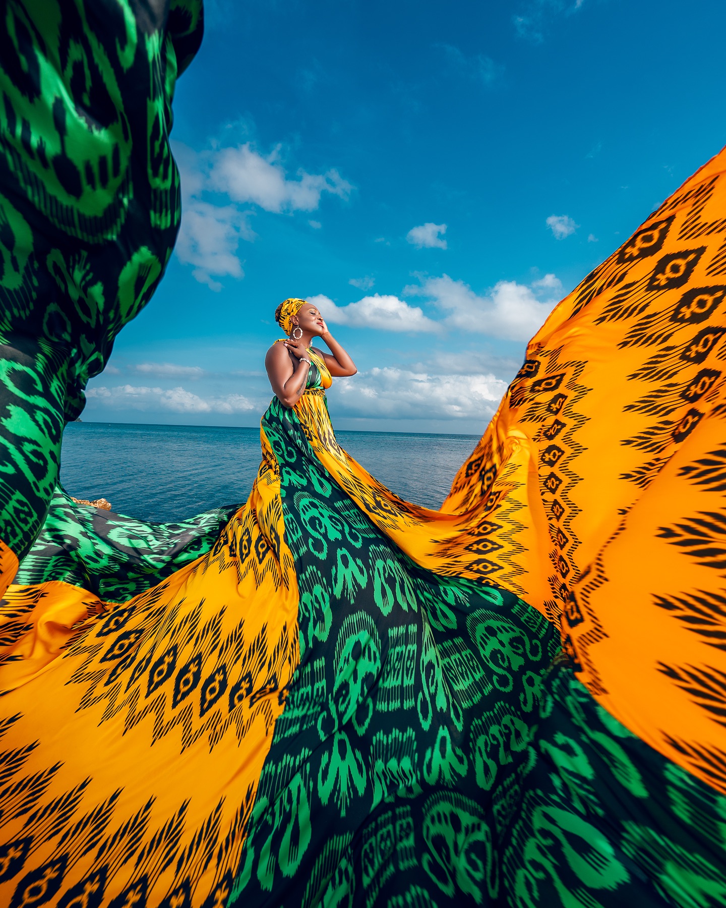 Our Jamaica Flag Inspired Flying Dress vs Our Reggae Flying Dress. Which one would you wear?