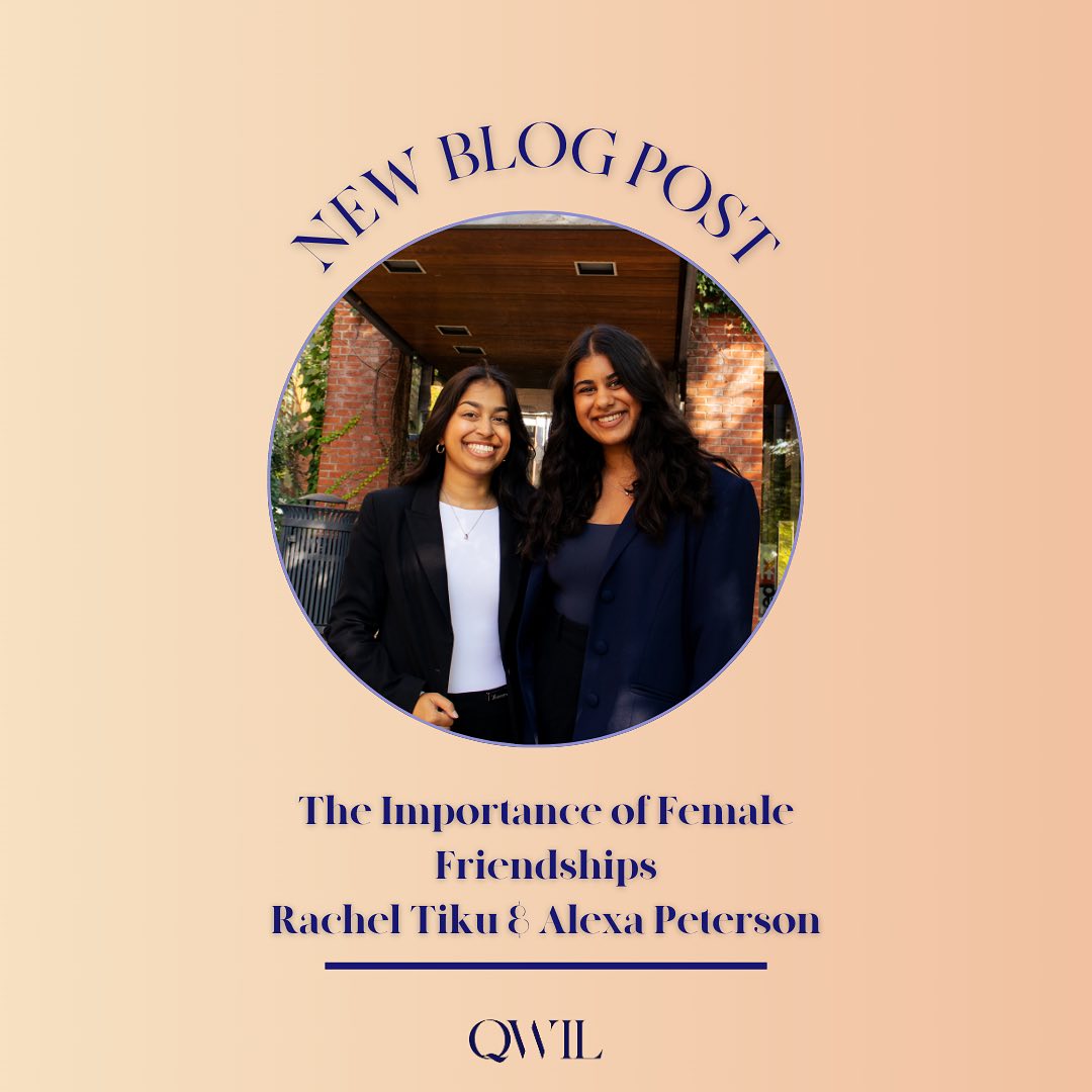 A new blog post is out! 🌟 Check out “The Importance of Female Friendships”, written by our very own Co-Chairs, Rachel Tiku and Alexa Peterson! This blog highlights the benefits of female friendships, debunks stereotypes, and offers tips to strengthen bonds! The link to this wonderful blog is in our bio ✨️
