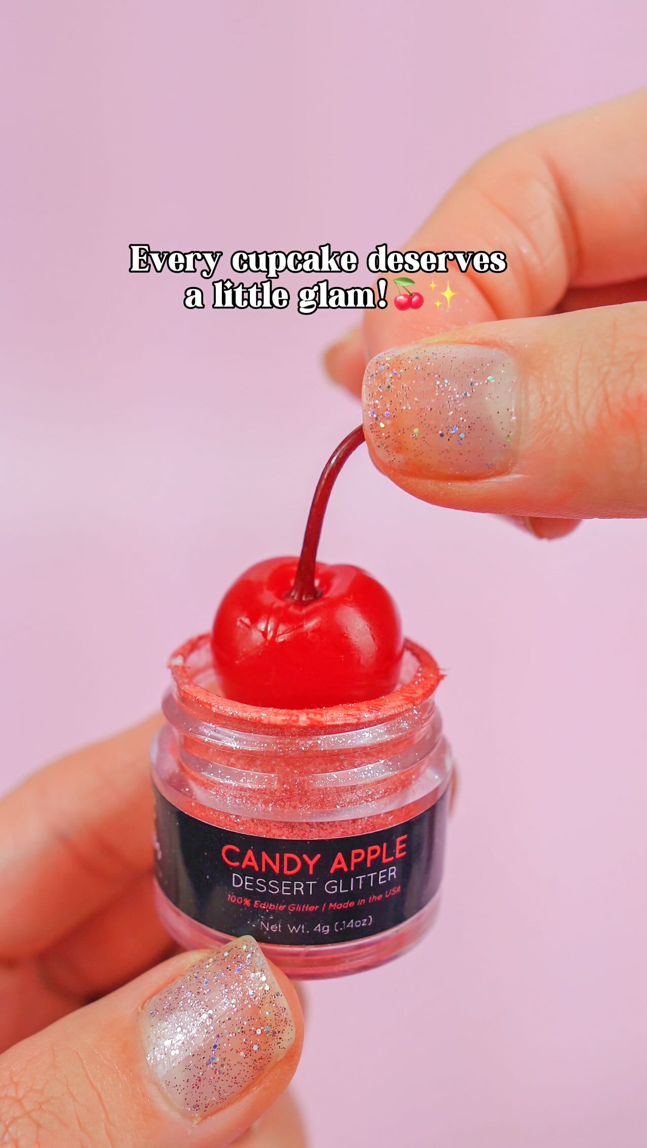 Ready to add some sparkle to your Valentine’s Day treats? ✨ Try this glittery cherry dip for a fun twist on your cupcakes! 🍒🧁
Use code SHINEVIP for extra savings on our Valentine’s Day Bundles at www.shinedessertglitter.com!💕
#valentines #valentinesdaytreats #valentinesdaycupcakes #cupcakes #cupcakedecorating #edibleglitter #shinedessertglitter #dessert #treats #glittercherries