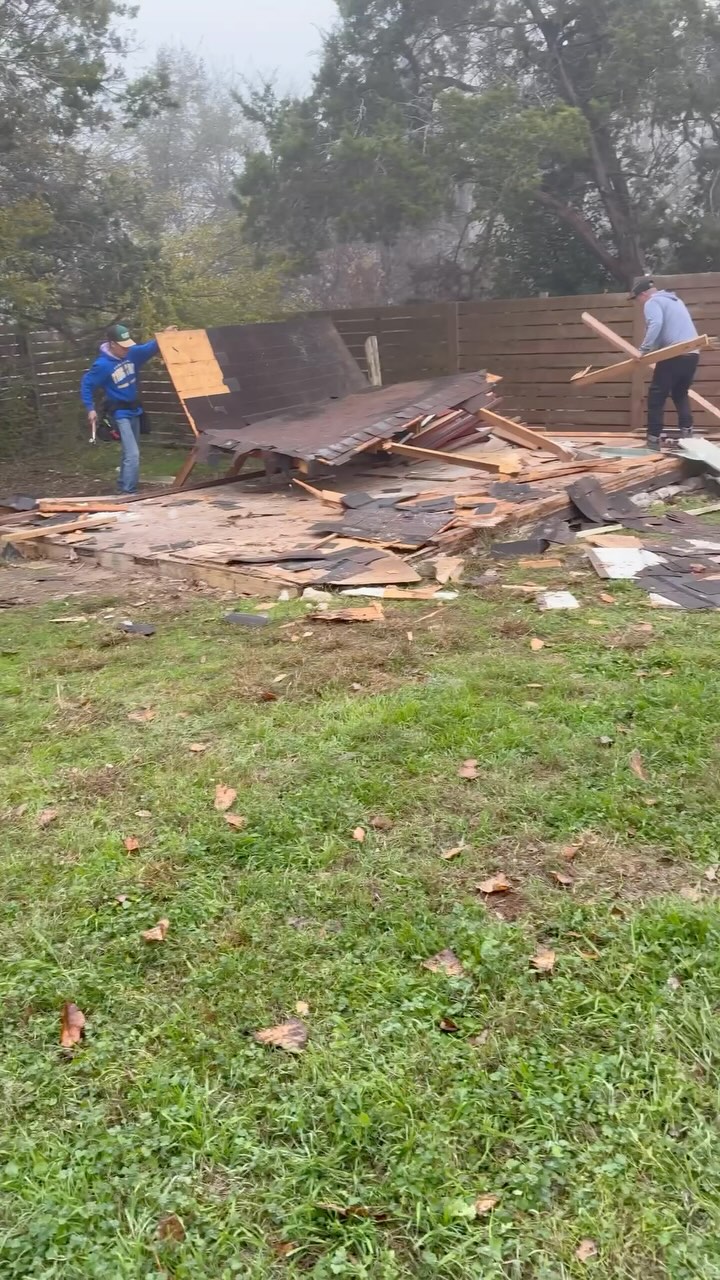 10x20 Shed demo. #dashawayjunkhauling