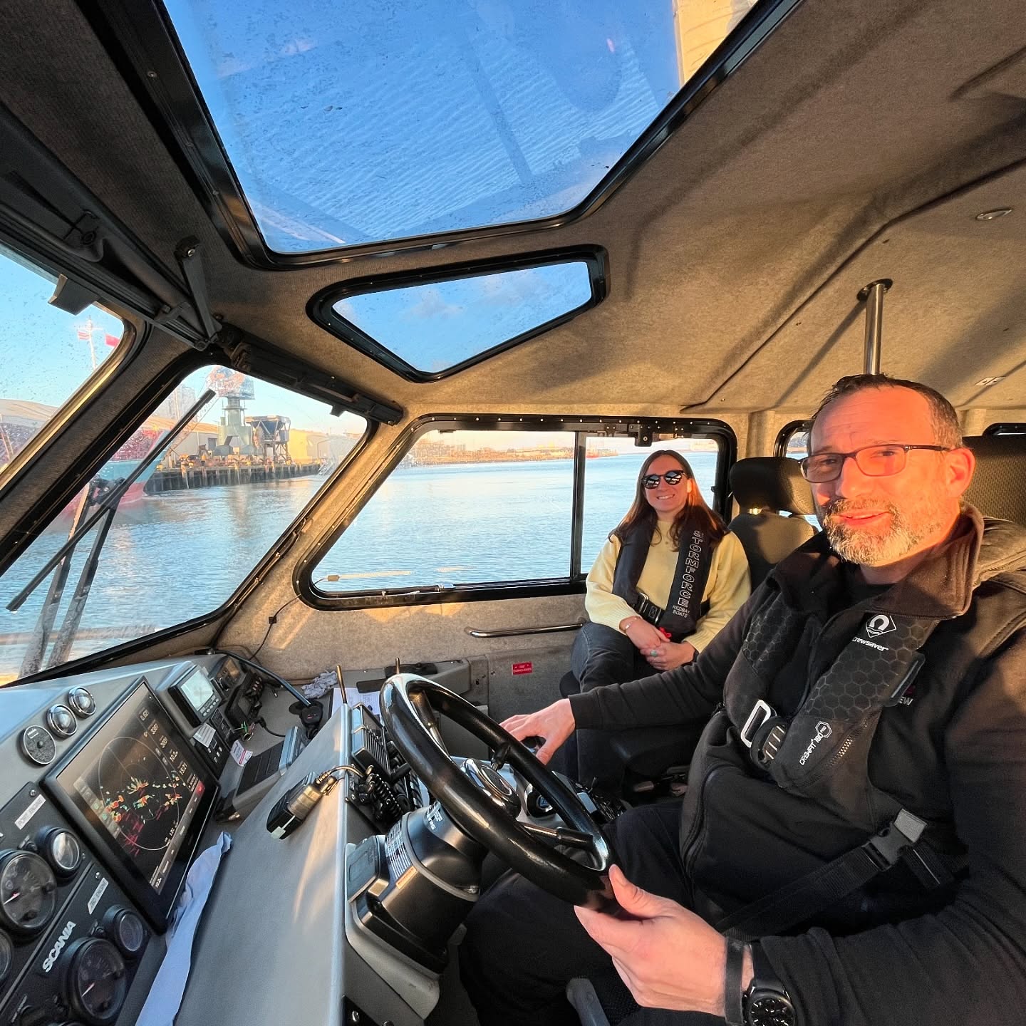 What a start to the New Year✨
Yesterday Aidan Whiteley and I had the pleasure of a VIP tour on Belfast harbour pilot vessel, with my father John Ramm at the helm.
It was lovely to explore Belfast harbour from the perspective of a pilot vessel, to see and understand the role of which the coxswain of a pilot vessel entails. There’s never a day I don’t learn something new from dad.
A interesting and insightful afternoon for two Yachtie’s. It’s interesting to experience other opportunities within the maritime industry.
Thank you to the team Belfast Harbour and the deputy harbour master for allowing us to ride along for the afternoon.
A very proud daughter ✨🙏
#yachtcrew #commerialboats #pilotvessels #exploringthemaritimeindustry #sailorsgonepower #coxswain #dayoutwithdad #proudofhim