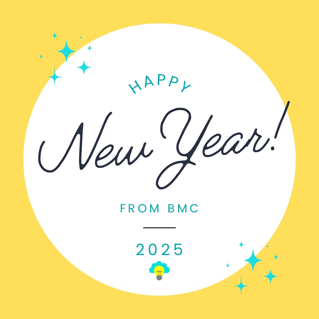 From all of us at BMC: Happy 2025! 🎆 ✨