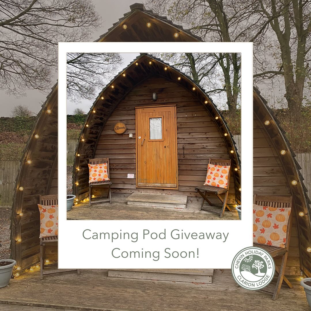 Keep a look out on our social media for your chance to enter our camping pod giveaway!👀
#giveaway #campingpod #camping #campsite #win