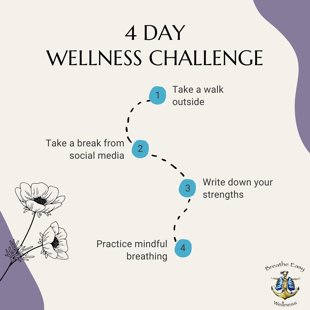 We’re almost a week into the new year—let’s reset together with 4 simple practices to support your mind and body:
1️⃣ Take a Walk 🚶♀️
Movement clears the mind and gets your energy flowing. Even 10 minutes can make a difference.
2️⃣ Take a Social Media Break 📵
Step away from the scroll. Use that space to reflect on where you want to focus your energy this year.
3️⃣ Write Down Your Strengths ✍️
When was the last time you acknowledged what you’re really good at? Take a moment to celebrate your unique gifts.
4️⃣ Practice Mindful Breathing 🌬️
Your breath is a powerful tool. Slow it down, notice it, and let it bring calm to your nervous system.
Which one will you try first? Share below or tag a friend to join you!
#BreatheEasy #WellnessChallenge #MindfulLiving #NewYearWellness #SelfCare #breatheeasylivefully #wellness #health #acupuncture #yoga #mindfulness #breathwork #wellnesscoach #acupuncturist