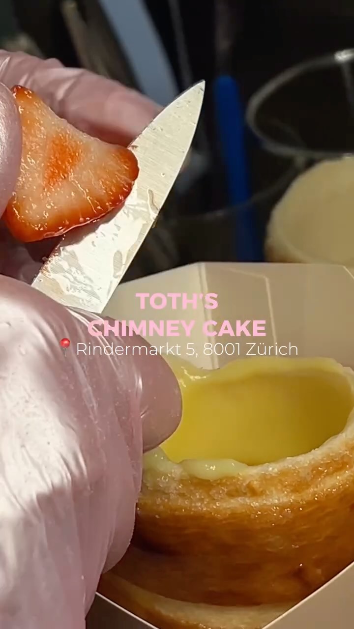 “Warm up your soul with delicious, freshly baked chimney cakes! Made with love and your choice of flavor, each bite is pure joy. Treat yourself to a cozy, sweet escape this winter—because happiness is best served warm!”
“Experience the magic of our unique chimney cakes, freshly baked in the heart of Zurich’s Old Town! Crispy on the outside, soft and fluffy on the inside, each cake is handcrafted with love and filled with the flavor of your choice. Whether you prefer classic cinnamon, indulgent Nutella, or something extra special, every bite is a warm hug on a cold day. Strolling through the charming streets of Zurich? Stop by for a treat that brings joy, comfort, and a taste you won’t forget!”
Video-Creation by @fezz.ch 💖
.
.
#ChimneyCake #Kürtőskalács #Delisciozs #ZurichEats #FoodieSwiss #OldTownZurich #SweetTreats #FreshlyBaked #FoodLovers #DessertTime #SwissFoodie #TasteZurich #CozyEats #WinterWarmers #IndulgeYourself #StreetFoodLover #HandcraftedDesserts #MadeWithLove #FluffyAndCrispy #DessertAddict #ZurichFoodie #FoodPornDaily #EatLocal #SweetEscape #MustTryFood #GourmetDesserts #ChimneyCakeLover #EuropeanDesserts #TreatYourself #HappinessInEveryBite