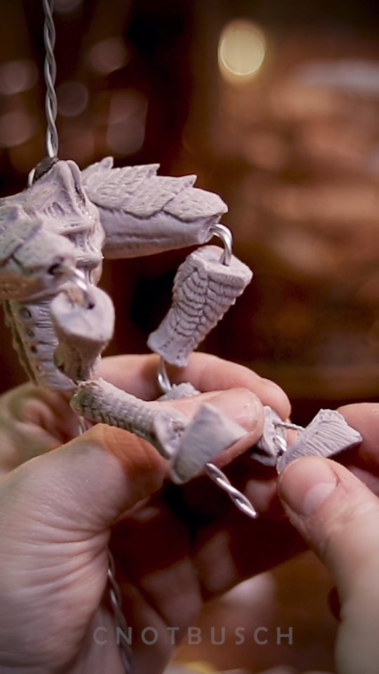 Happy Tuesday, everyone! I'm back at it with the Tyranid swarm sculpting. Turns out I misjudged the size, so I've made a few changes to the plan. Right now I'm live on stream, working on this project. In this video, I focused on putting together the lower half of one of the tyranids. Come join me live to see more progress! Stay tuned for the next reel where I’ll showcase all 3 together! Don’t forget to check out #SpaceMarine2 by @focus_entmt!
Now live: TWITCH.TV/CNOTBUSCH
Materials:
- Cosclay, Medium Firm
- Cosclay C2 Clearbond
@cosclayusa
#warhammer #warhammer40k #sculpture #clayart #handmade #traditionalart #clay #polymerclay #gamecharacter