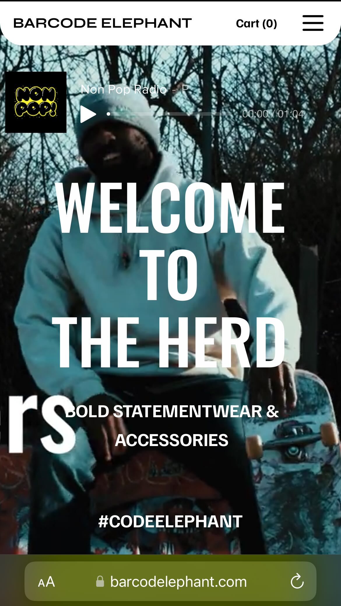 And We’re Live! 💻 New Site OG Dreams 🔥
Visit www.barcodelephant.com to check out everything we’ve been building up to #BoldStatementwear&Accessories🐘#WelcomeToTheHerd
💿@ndilo ft Lizzie - PTO
Site Promo Models
@theofficialasiamaria
@dialloraps
@slangtroubadour
Owner
@ndilo
Creative Director
@thejaysonjamaalshow
Site Design
@pureflavormedia
Talent Search
@queenlifestyle_closet_ @queensoleil22
#sitedesign #webdevelopment #skateboarding #statementwear #welcometotheherd #clothingbrand #checkout #pos #wixstudio #love #community #BeBold