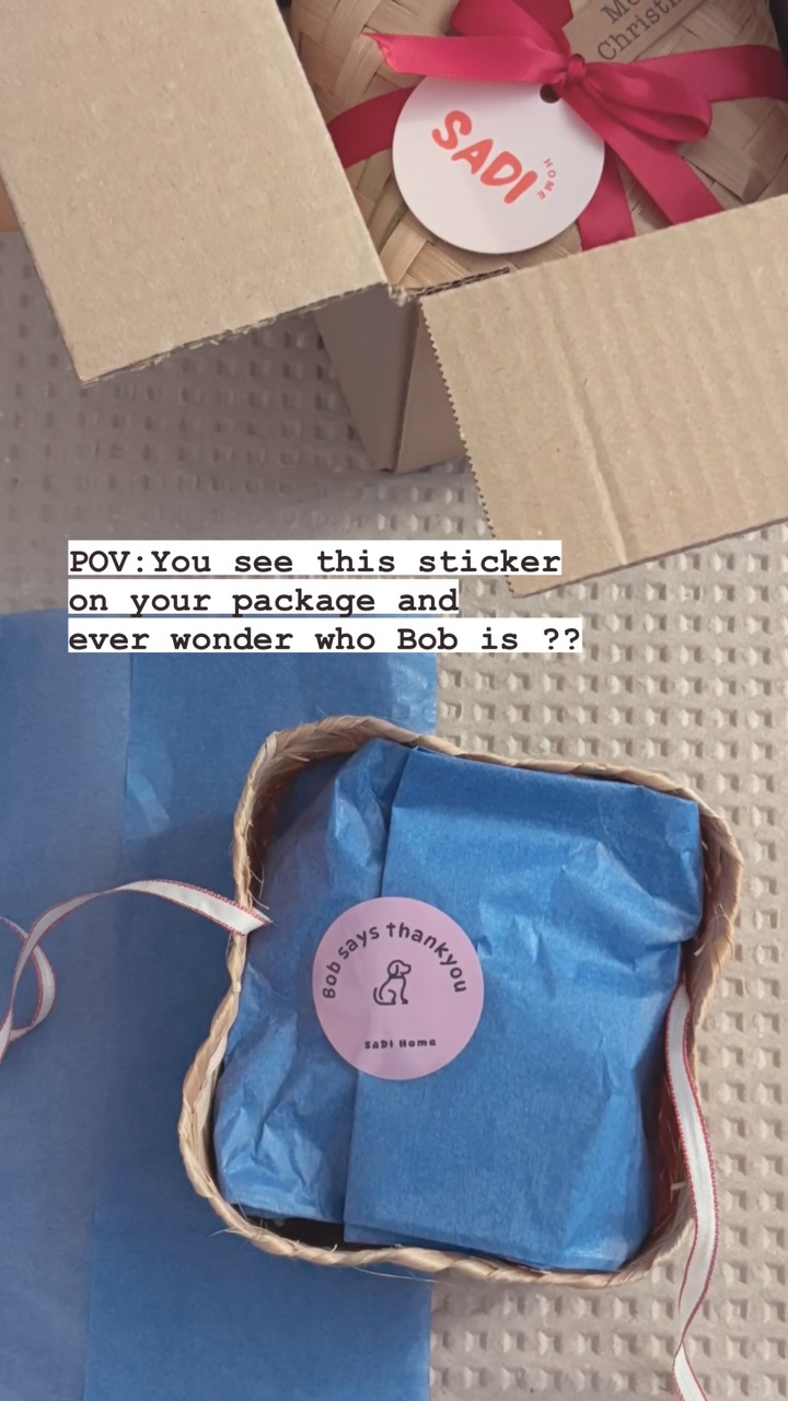 Bob has been thanking all the customers that ordered and in case if you wonder who Bob is 🤎🤎