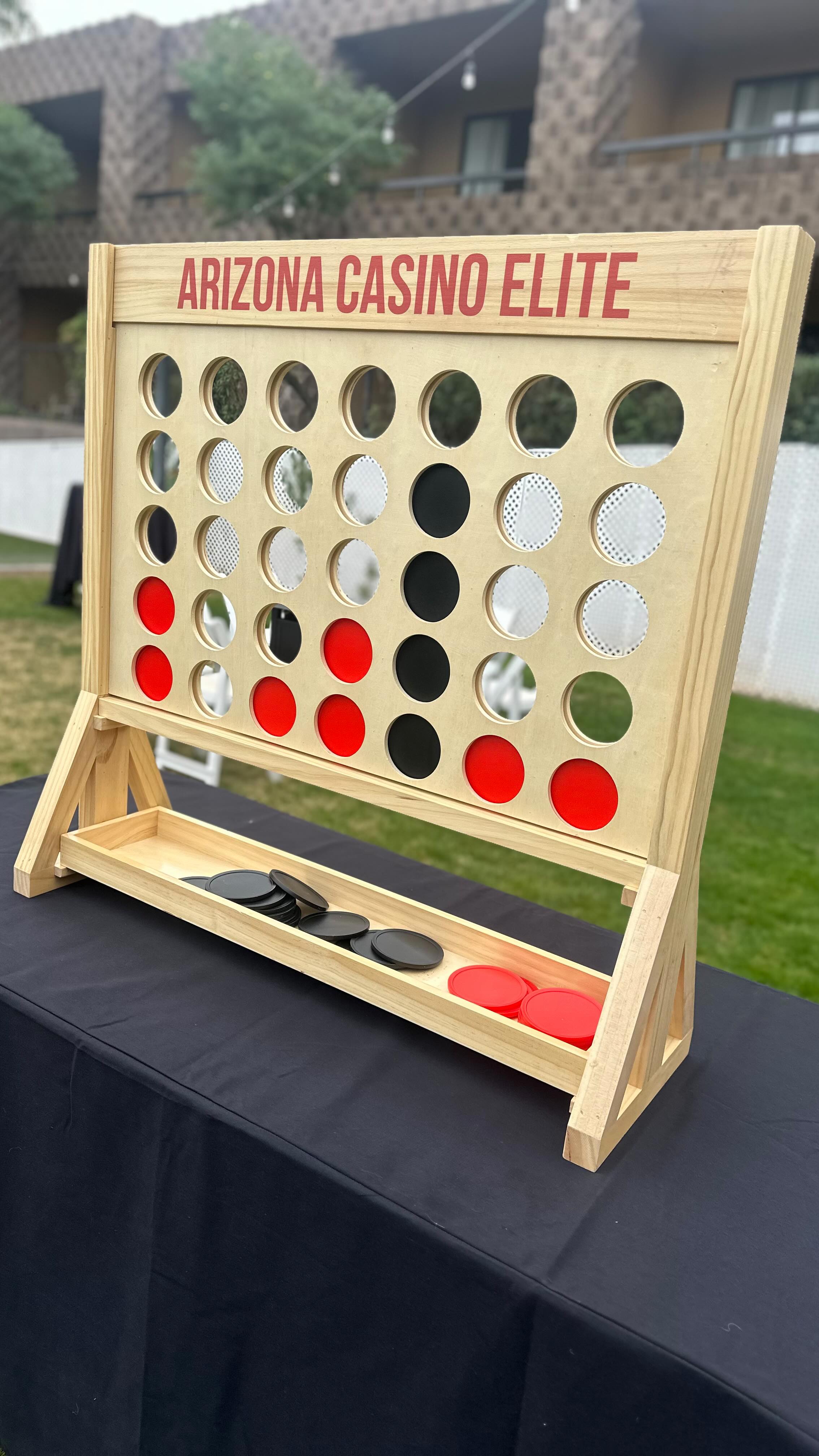 Add On Our Lawn Game Rentals When Booking Your Casino Event With Us. #azevents #eventrentals #casinoparty #azcasinoelite
