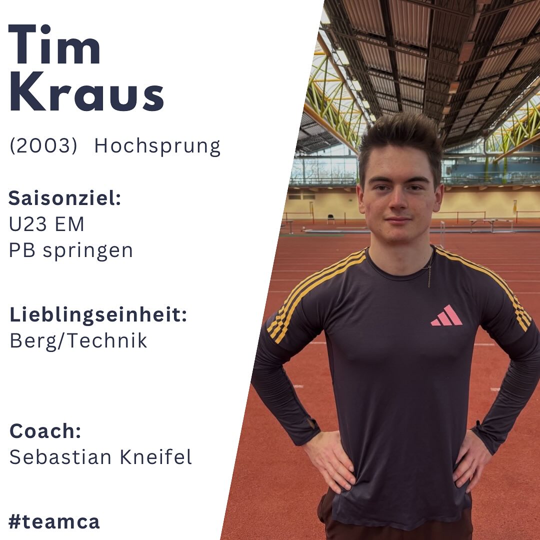 … and one more high jumper for #teamca 💙🩶
Personal best:
High Jump: 2.10
Let‘s jump high and achieve your goals!
#trackandfield #highjump #athletics #higher #faster #further #together #jumping #fieldevent