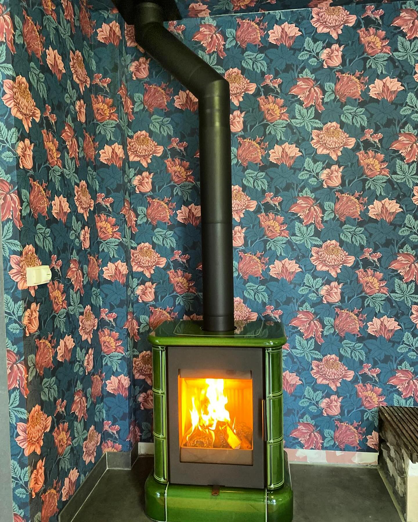 Pose d’un poêle à bois de la marque @romotop_france ! Avec de la céramique de couleur vertes, ce poêle donne un aspect vintage chaleureux 😍😍😍 #PoêleÀBois
#PoêleÀPellets
#CheminéeDesign
#ChauffageÉcologique
#ChaleurDouce
#ConfortHivernal
#ÉnergieRenouvelable
#ChauffageInt