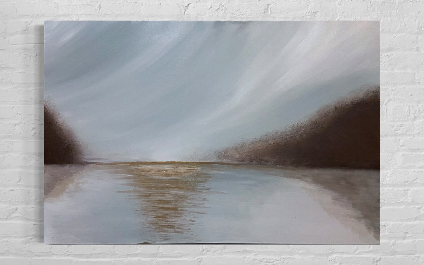 24x36 acrylic on canvas
For some reason, this one stretched me.
One more for this series, the largest painting yet!
Next we launch into more abstract landscapes! Looking forward to experimenting with texture in that series.
#homdecor #decor #wallart #landscapepainting #doitfortheprocess