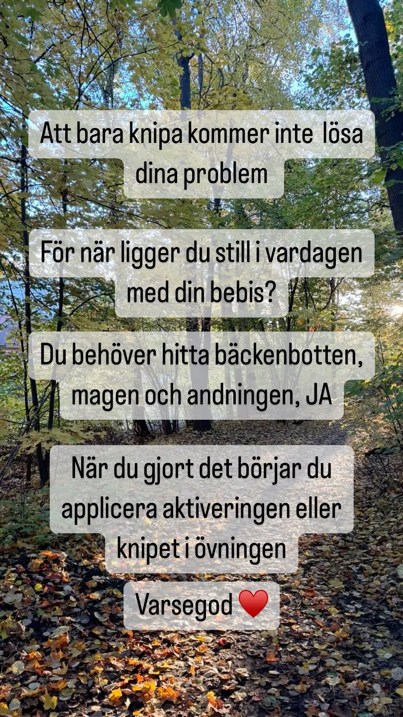Har du kniptränat i flera månader men känner ingen skillnad? Du vet egentligen inte varför du kniptärnar mer än att du hört att du inte vill börja kissa på dig? Du vet inte om du kniper rätt, vad du ska känna? Eller vad du ska titta efter? Bäckenbotten sitter ju i kroppen, hur ska du se om du kniper rätt?
Du kan inte se med blotta ögat om du lyfter bäckenbotten därför är det bra att kolla upp med tex ultraljud. Detta är också något jag tycker borde ingå i en efterkontroll.
#pelvicfloor #bäckenbottenhälsa #bäckenbotten #knip #holistiskhälsa #mammaträning #coreträning mammaträningstockholm