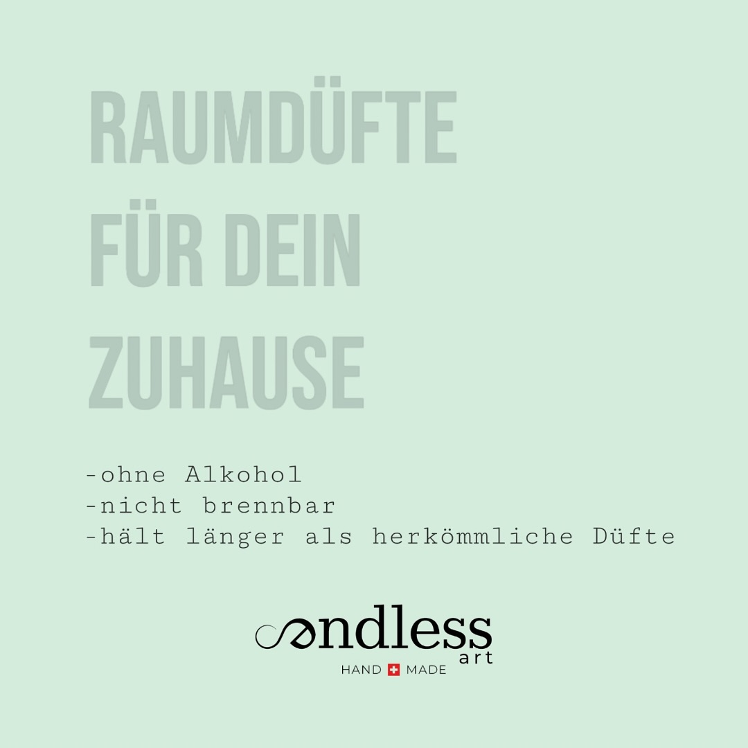 Hol dir die neuen Raumdüfte für dein Zuhause von endless art. Die Düfte werden von Hand in der Schweiz hergestellt und halten doppelt so lange wie herkömmliche Raumdüfte.
Jetzt Entdecken www.endless-art.ch
#raumduft #home #duft