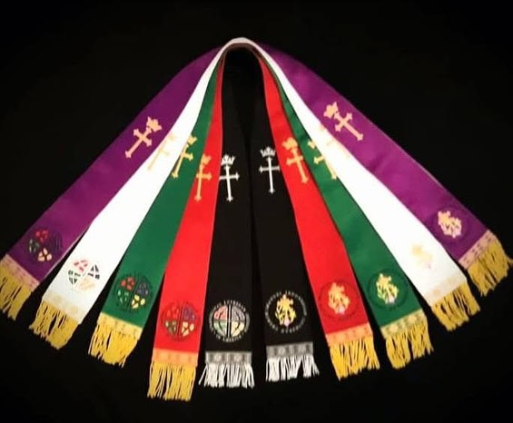 Terima kasih kepada EVANGELICAL LUTHERAN CHURCH IN AMERICA yang telah mempercayakan pembuatan Stola pada @togapendeta @toga.pendeta #churchstoles