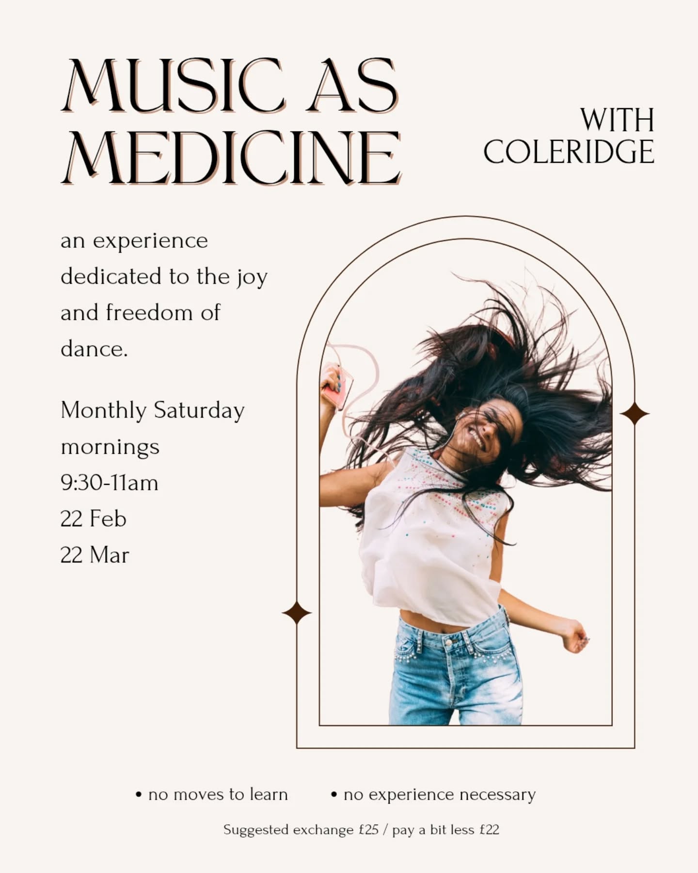 ✨ Ecstatic Dance – A Liberating Complement to Your Yoga Practice ✨
Join us for our first Ecstatic Dance session on Thursday, 22 February, 9:30 AM – 11:00 AM.
As yogis, we are accustomed to intentional, structured movement—flowing through asanas with precision and awareness. Ecstatic Dance offers something different: a space to move freely, without choreography or alignment cues, allowing you to explore uninhibited self-expression and intuitive movement.
Why might this be a powerful complement to your yoga practice?
While yoga refines awareness, breath, and discipline, freeform movement can help unlock creativity, spontaneity, and emotional release. It invites you to tune into your body’s impulses without external instruction, strengthening your connection to yourself in new and unexpected ways.
Benefits of Ecstatic Dance for Yogis:
✅ Releases physical and emotional tension in a different way
✅ Expands body awareness beyond structured movement patterns
✅ Cultivates joy, playfulness, and freedom in movement
✅ Encourages deep embodiment and presence
✅ No choreography, no expectations—just pure movement
We'll begin with a gentle warm-up to ease into the experience, then let the music guide us. Whether you sway, jump, spin, or simply breathe, there’s no “right” way to move—only what feels authentic to you.
Come explore how this intuitive, joyful practice can deepen your connection to movement and self. We’d love to dance with you!
🔗 Read more and book your spot: https://bookwhen.com/templeofyogastudio#focus=ev-sicz-20250222093000
#BanburyYoga
#banburydance #banburyshire #Banbury #oxfordshire #northamptonshire #warwickshire #cotswolds #BanburyYogaStudio #banburytown #banburyoldtown
