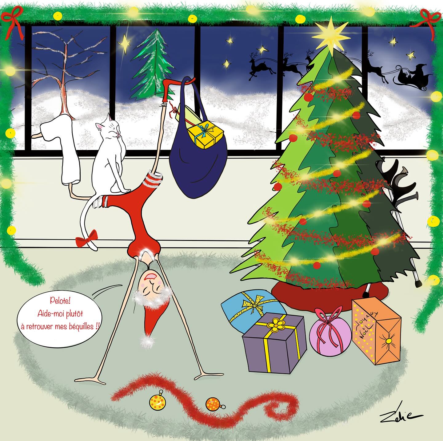 Je la publie mais vous l’avez vu en short à Noël ! Comme j’espère ne plus l’utiliser ;) elle restera Noël 2024!
#unefoiscelasuffit