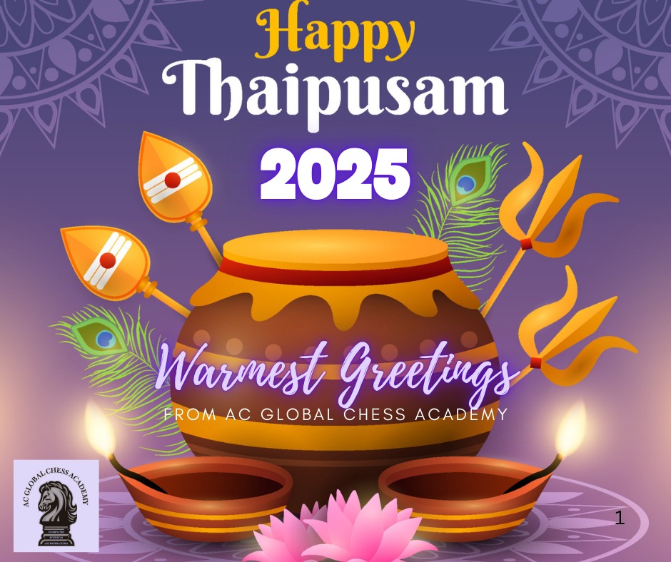 "May this Thaipusam empower you to make bold moves, just like a queen crossing the board with strength and purpose. Let your faith guide you, and may each step bring you closer to victory and spiritual growth. Wishing you a blessed and victorious Thaipusam!"
#thaipusam2025malaysia #ChessNotCheckers #babygenius