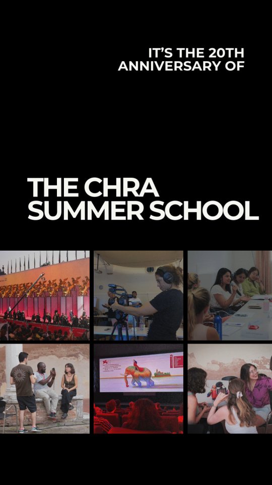 20 years of creativity, connection, and impact! 🥳
The CHRA Summer School is turning the big 2-0, and we’re celebrating two decades of bold projects, inspiring masterclasses, and the most creative crew around.
So, if you’re considering applying, now is the time!
📅 August 25 – September 3, 2025
📍 Venice Lido, at the heart of @labiennale Film Festival
Applications are OPEN!
Run to the link in bio to apply!
This initiative is powered by @picturepeoplemsp and @gchumanrights
#CHRASchool #GCHumanRights #BiennaleCinema2025 #ecoactivism #environmentalist #environmentaljustice #filmindustry #filmindustrynetwork #italy #filmworld #thereisnoplanetb #humanrights #humanrightsadvocacy #peoplescreatives #savetheplanet
