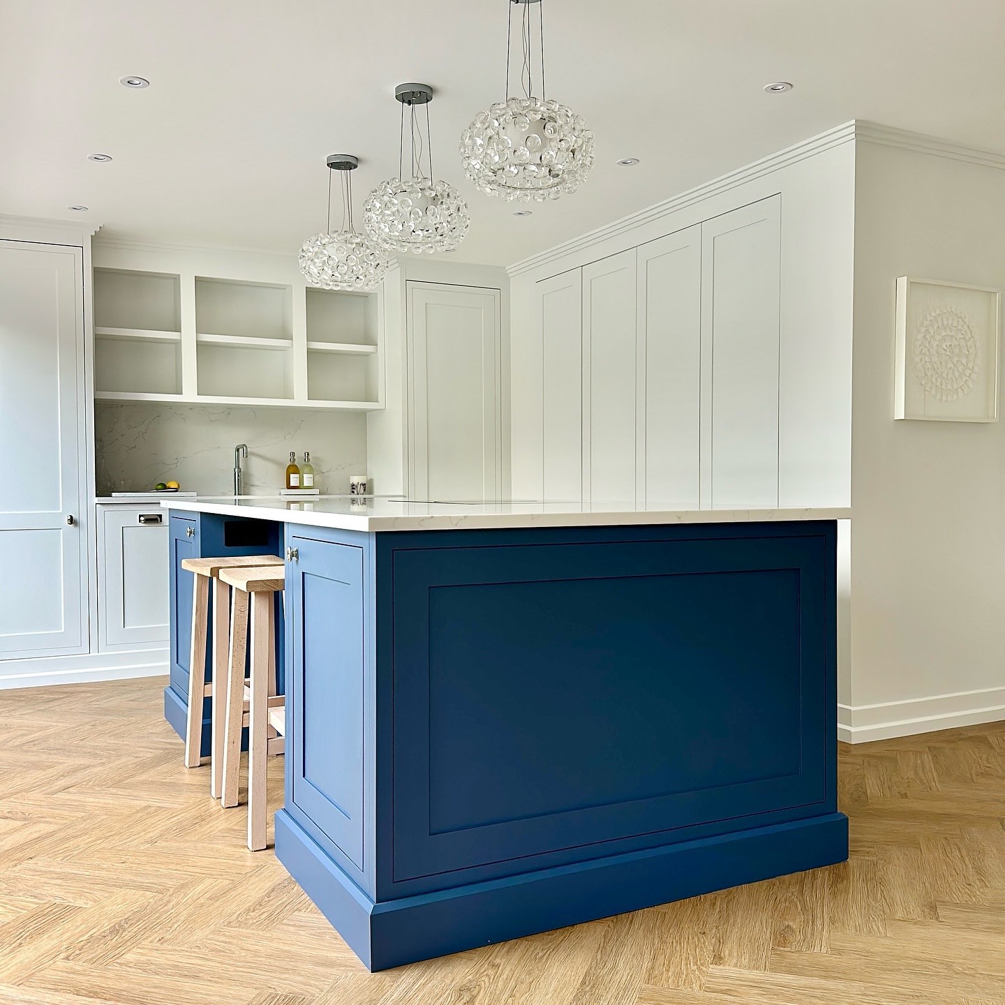 With a couple of kitchens in the pipeline, we’re taking a moment for a #ThrowbackThursday to our stunning handcrafted kitchen. A timeless shaker design with a statement island one of our favorites! What do you think of this classic style?
At Dowels Bespoke Joinery, we specialize in kitchens, wardrobes, media units, alcove units, bookcases, and full interior renovations.
Get in touch to bring your dream space to life!
#kitchen #handmade #interiors #decor #design