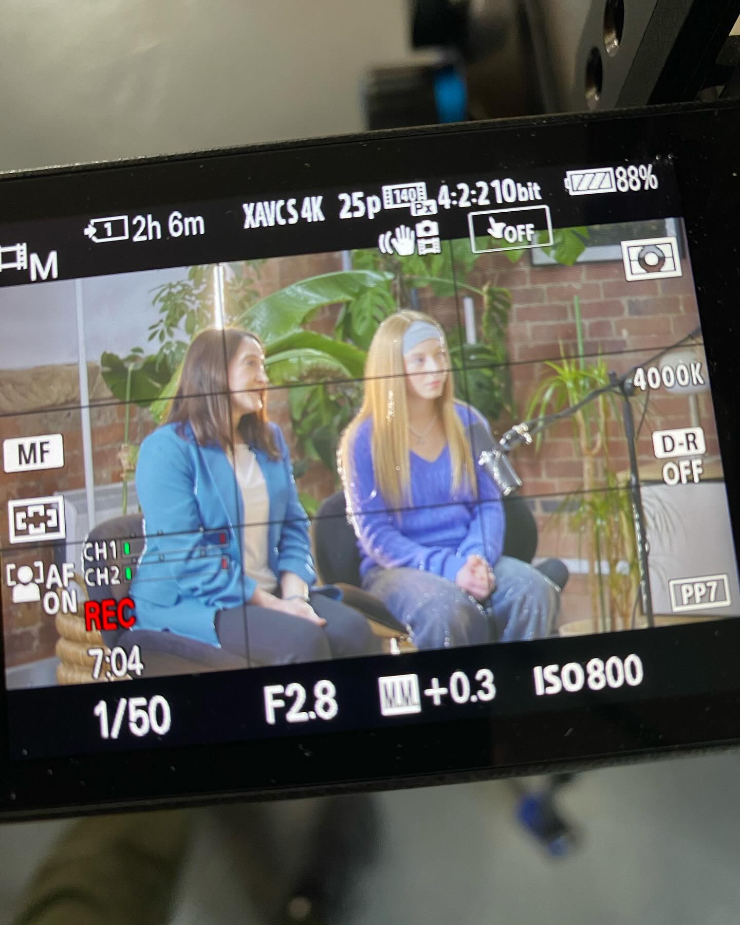 We had a great afternoon filming the latest podcast for @livedinsights thanks to Charlie Wardle and the crew at Brickwork studio. We can’t wait to share our story about Josie’s journey. ❤️ #cancerawareness #cancerjourney #livedinsights #VoiceMatters #teenagecancer