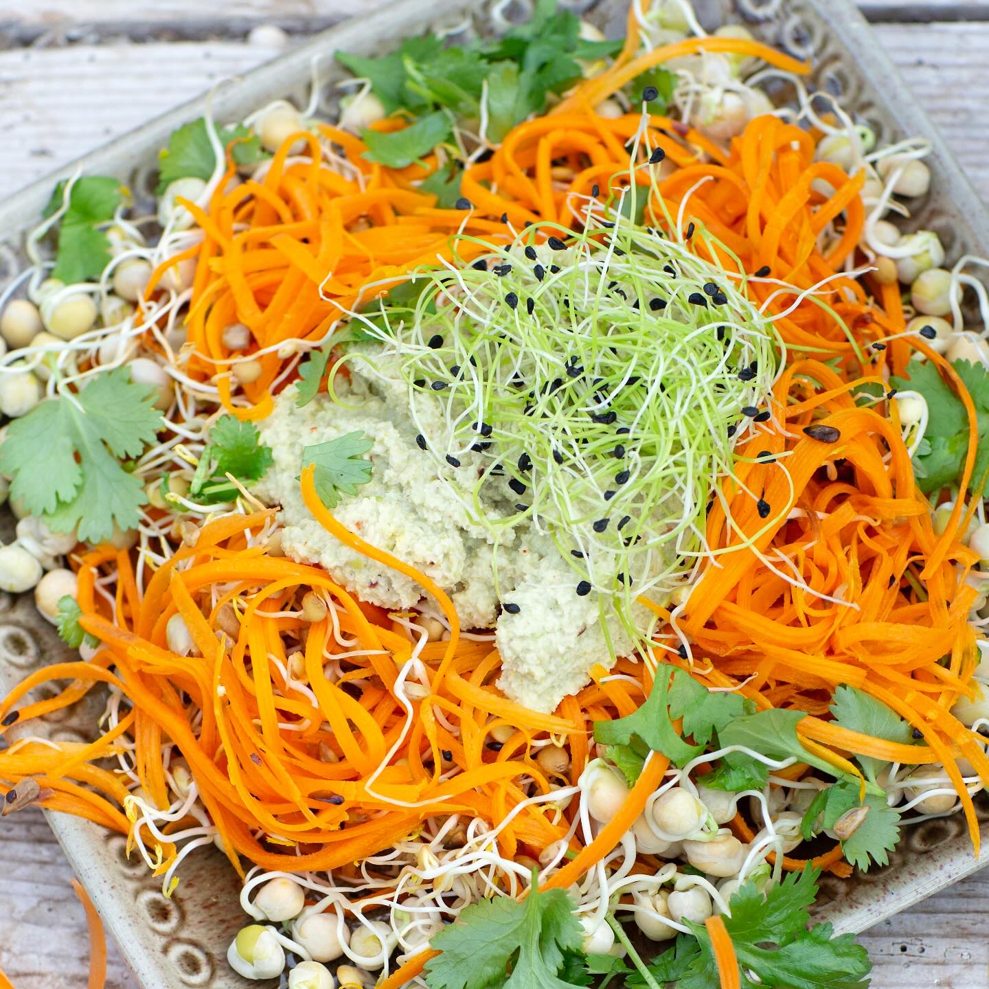 Ekologiska vitlöksgroddar! 💚
Fulla av både smak och näring! Med sin härliga vitlökssmak är de perfekta att ha i salladen, på smörgåsen eller till soppa eller wok! 😋
Finns i grönsakskylen i din livsmedelsbutik! 😊
Saknas de i butiken är det bara att fråga personalen så kan de beställa hem! 🌱🤓
#Groddar #vitlöksgroddar #vitlök #närodlat #frånsverige #eko #ekologiskt #nyttogrönt
Foto: @annikasnaturligating 📸