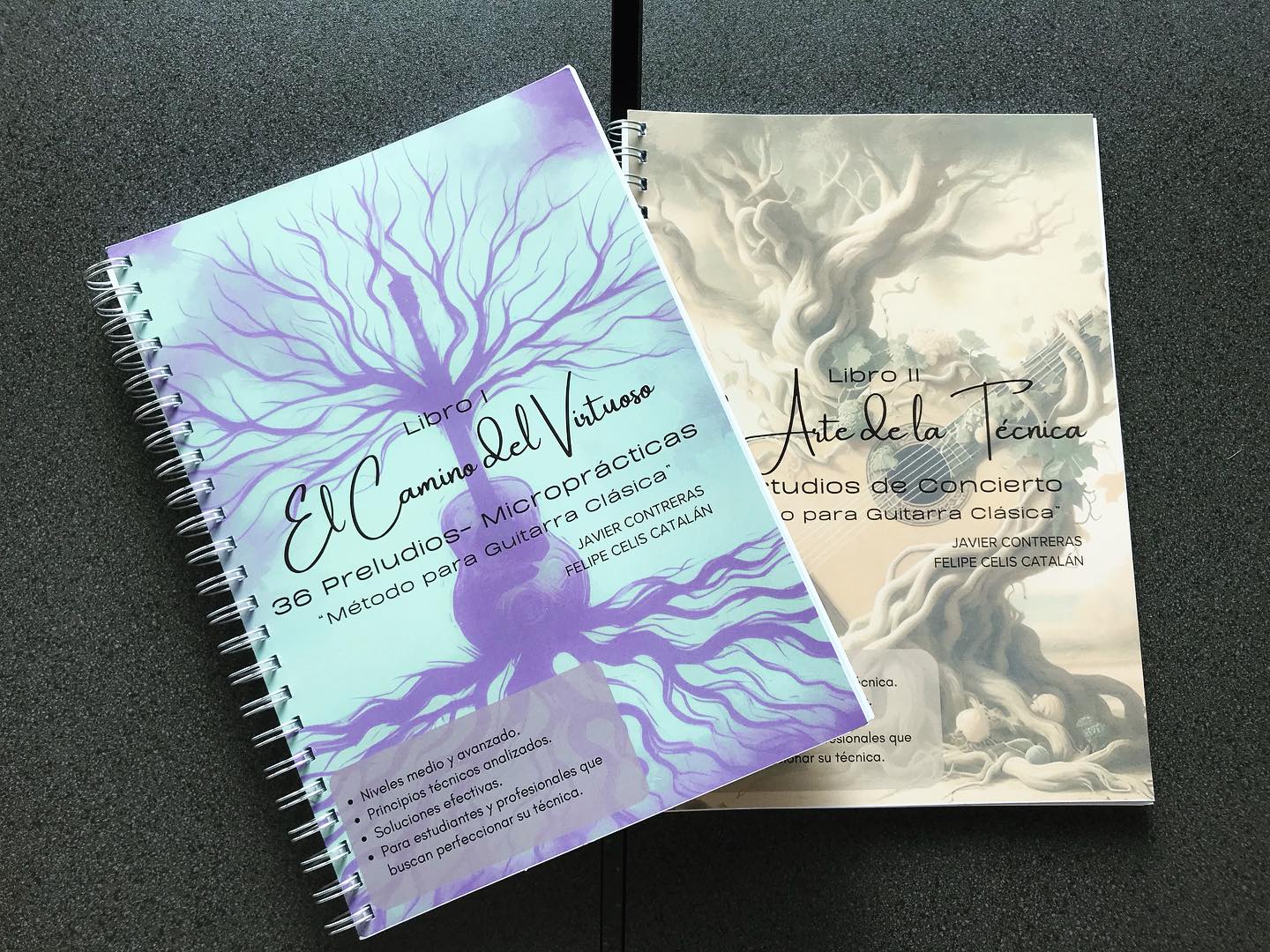 The first two copies of this wonderful method that mixes music and technique are ready for the revision! We are getting closer and closer to publication!
Las dos primeras copias de este maravilloso método que mezcla música y técnica ya están listas para su revisión! Cada vez más cerca de su publicación!