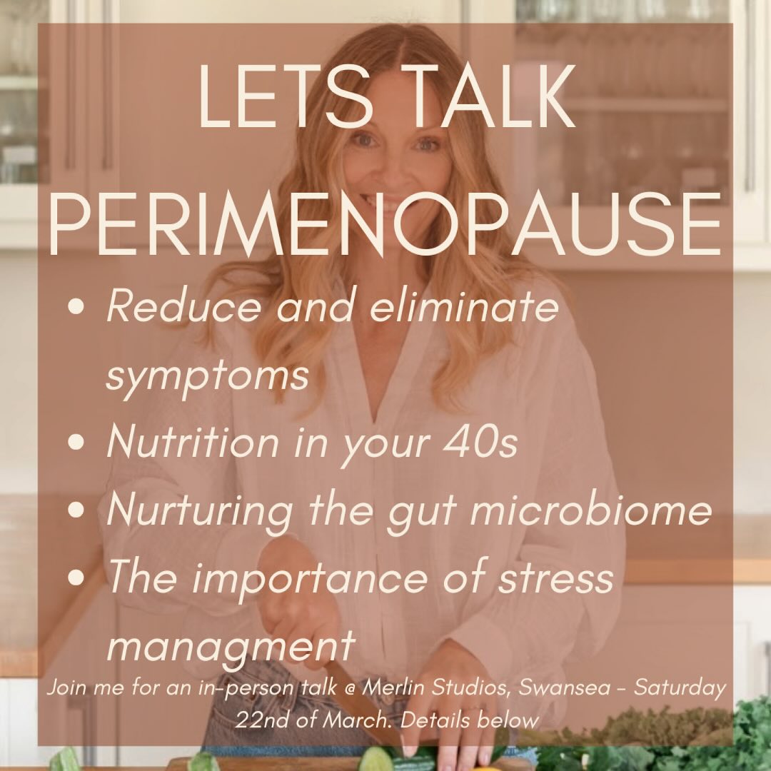 Did you know, it is possible to reduce the severity of perimenopause symptoms and through certain dietary and lifestyle techniques, make this a smooth hormonal transition
As a hormone health coach who began experiencing noticeable signs of perimenopause at 41, I invite you to join me for a quick overview of key information and tips on four important areas to focus on when managing perimenopause symptoms naturally.
We will discuss:
👉 How to navigate the hormonal roller coaster of oestrogen and progesterone
👉 Gut health and hormones - learn about the set of gut bacteria that can produce and breakdown oestrogen
👉 Nutrition in your 40s - what are our non-negotiable nutrients as we enter perimenopause
👉 How stress, in all its forms, can contribute to the severity of symptoms
Come and join me for a herbal tea or coffee @ Marlin Studios in Swansea.
Register your interest with a DM or get in contact via email: info@rjholistichealth.com
💚
#hormonehealthcoach #perimenopause #swansea
Are you interested?