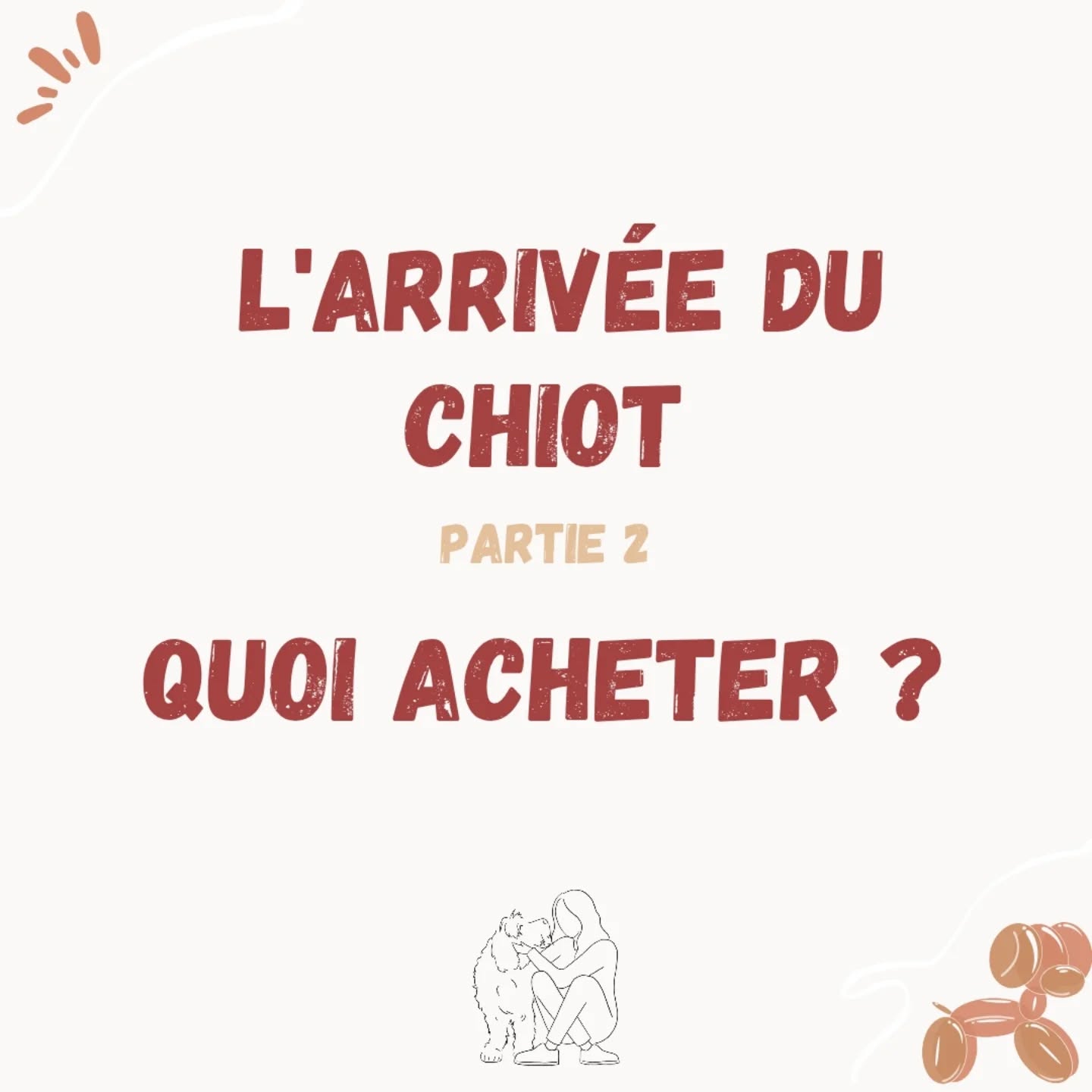 On se retrouve aujourd'hui avec une petite liste de mes indispensables lorsque l'on a un chien, bien-sûr on pourrait encore en ajouter mais je crois que ça fait déjà beaucoup 😆
D'ailleurs dites moi en commentaire quel est votre indispensable pour votre 🐶 !!