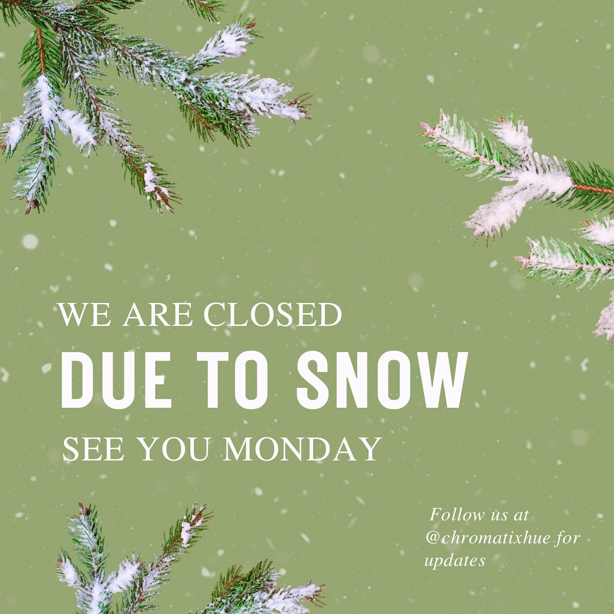 The snow is still falling. ❄️ ⛄️ See you soon. #snowday #314 #boutiquestyle #textiles #hospitality