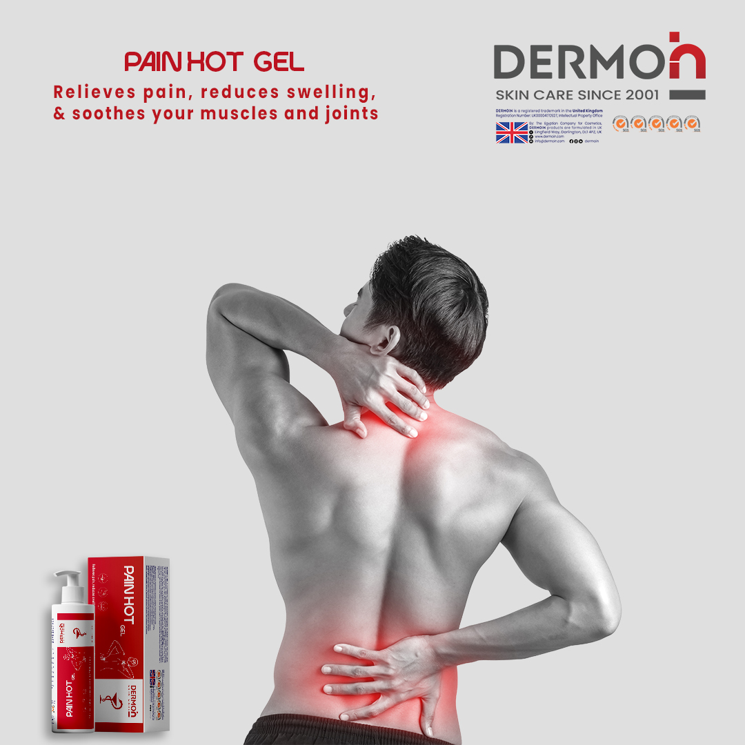 #painhot_gel
PAINHOT GEL is a powerful topical treatment designed to relieve muscle and joint pain, reduce inflammation, and improve mobility.
Indications for Use of PAINhot gel:
- Muscle pain (Myalgia) and discomfort.
- Arthritis pain and inflammation.
- Osteoarthritis symptoms and joint stiffness.
- Fibromyalgia-related pain and soreness.
- Rheumatism pain and joint inflammation.
- Sore muscles and tension.
- Sciatica pain and nerve discomfort.
- Swelling in sore and swollen joints and muscles.
- Low back, elbow, hand, neck, shoulder, and knee pain.
Directions for Use:
Adults and children over 12 years old: Massage gently into the affected joints and muscles 2-3 times a day for optimal relief.
————
#DERMOiN #SULSAL #painhot #pain_hot_ge #massage_gel #SULSAL_CLEANSING_GEL #sulsal_soap #NROMSI #NORMSI_CLEANSING_GEL #DRYSEN_CLEANSING_GEL #HYDRA20 #HYDRA20_CREAM #HYDRA20_SYNDET_BAR #HYDRA20_SOAP #SULSAL_SHAMPOO #SULSAL_SYNDET_BAR #DEMYCO #DEMYCO_SHAMPOO #DEMYCO_SYNDET_BAR #DEMYCO_SOAP #acne #Moisturizing #SensitiveSkin #oilyskin #normalskin #acnetreatment #dryskin #Dandruff #hairloss