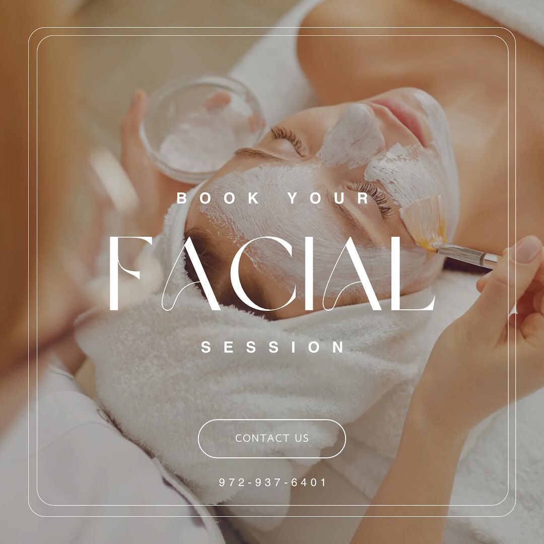 Ring in the new year with a personalized treatment tailored to your skin’s needs! Book a facial appointment with Valerie before 1/31 and enjoy a $20 off at checkout when you mention this post! For further information or to schedule, please call 972-937-6401 or send us a direct message!