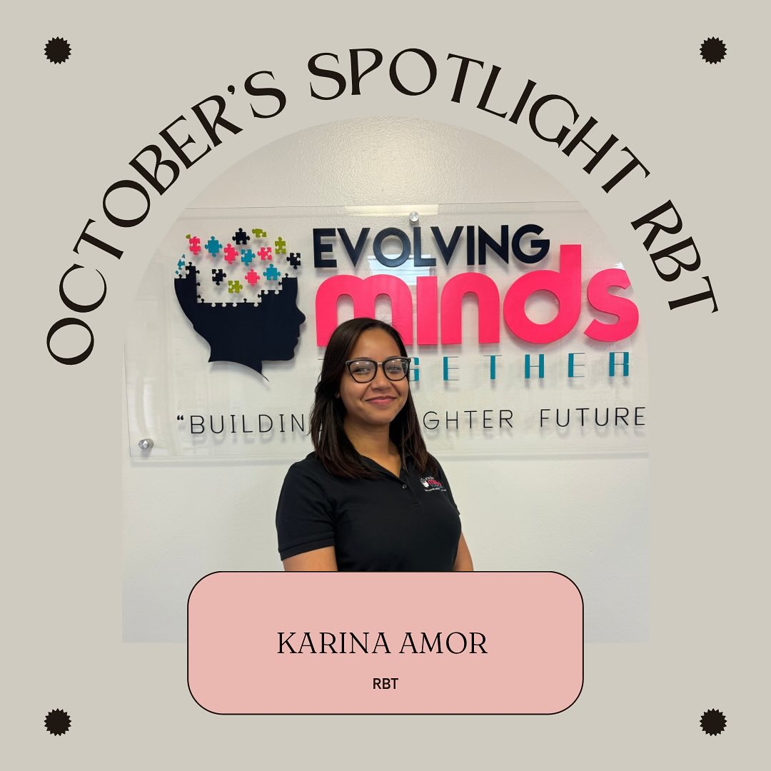A little bit more about Karina: Hi, my name is Karina Amor. I’m a Registered Behavior Technician/ Training Specialist at EMT. I graduated with a Master’s degree in General Psychology. And I’m currently working towards a graduate certificate in ABA. I have been working in the field of ABA for over 6 years now. I enjoy working with children and seeing their progress over time. At EMT, I am able to continue making a difference in my kiddos’ lives with the support of my fellow RBTs and BCBAs. In my free time, I enjoy watching movies, eating at different restaurants and spending time with my family.
