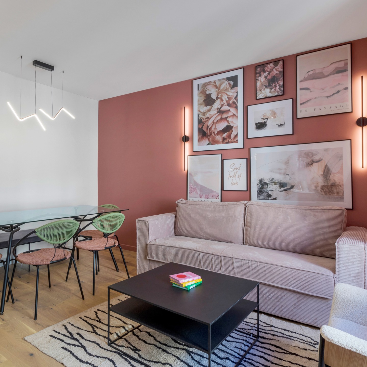 ✨🏠 This room exudes charm and elegance, with modern touches and a warm color palette. The carefully thought-out decoration mixes contemporary and artistic elements, creating a welcoming atmosphere.
The clean lines of the furniture, combined with the soft lighting and the harmonious arrangement of the frames, invite relaxation and inspiration. A perfect space to live and savor every moment in a unique and stylish setting.
🏠 3rd floor without lift
📏 Area: 70m²
🛋️ 1 living room with a sofa bed for 2 people and a dining table
🛏️ 3 double rooms
📺 Tv & Wi-Fi
🍳 1 kitchen equipped with hob, dishwasher, microwave, oven, Nespresso coffee machine, kettle, mini fridge
🚿 2 shower rooms
🚻 2 separate toilet
🧺 Washing Machine
Cozy - Welcoming
http://www.evengestion.com/listings/221085
#realestate #paris #airbnb #marais #Evengestion #rentals#parisstay