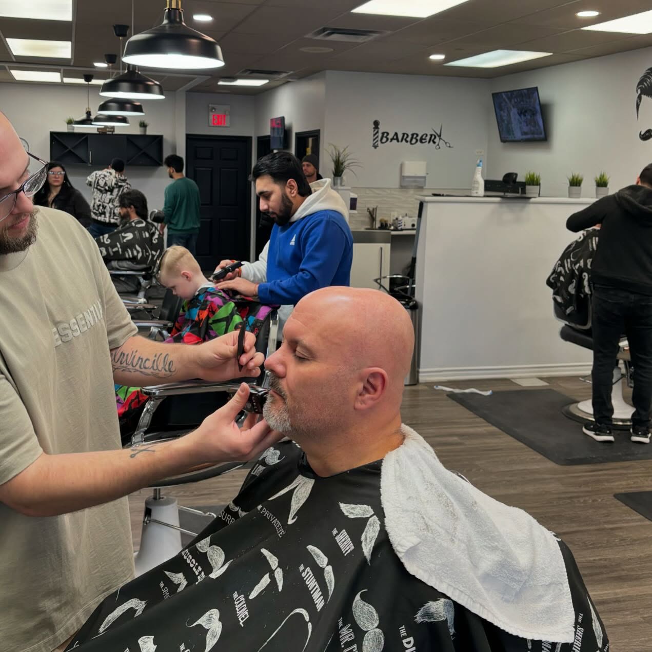 Always a barber available to make you look your best