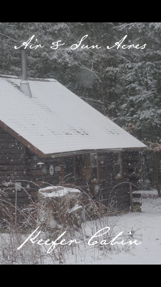 Snowy days at Keefer Cabin ❄️