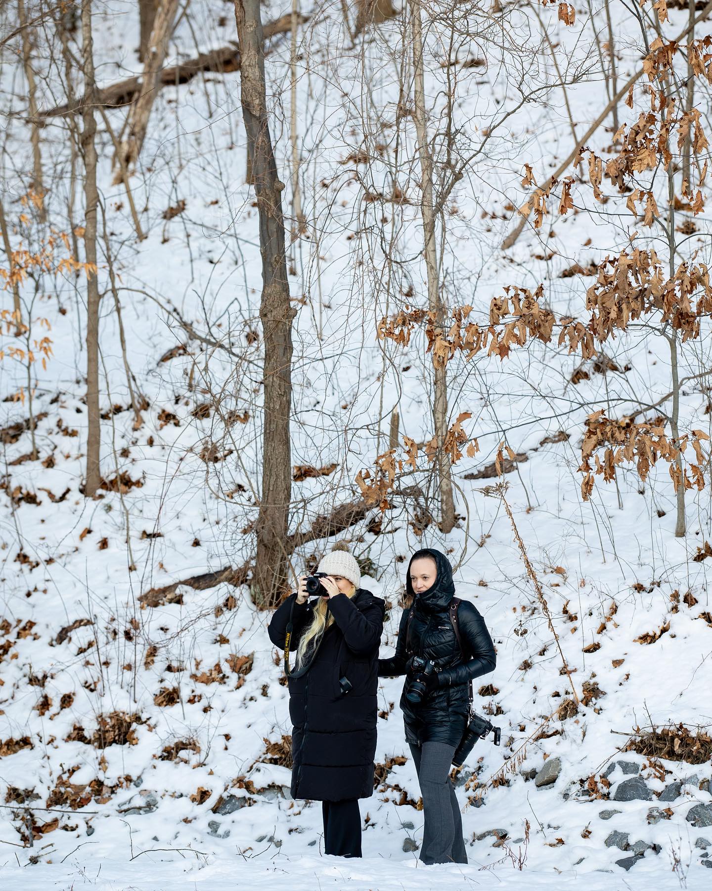 On the job:
An actual picture of Dyan (@dyanholtphotography) preventing me from falling backwards into a stream, 8.5 months pregnant
Picture by 📸 @olivianadel.photo