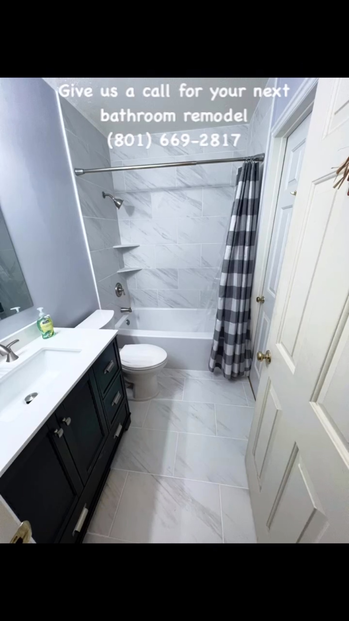 Bathroom renovation! This updated bathroom just got a major upgrade 🛁#MiloHomeDesigns #BeforeAndAfter #HomeRenovation #SLC #UT